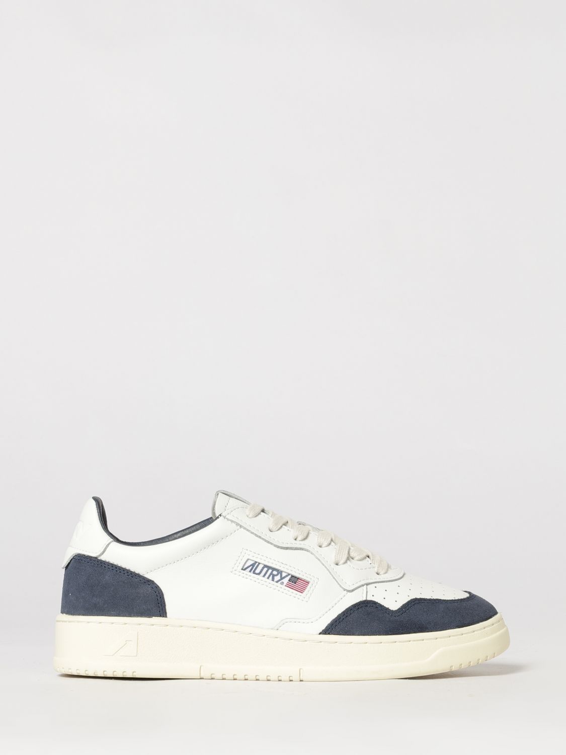 AUTRY Sneakers Medalist Low in pelle e suede con design bicolore