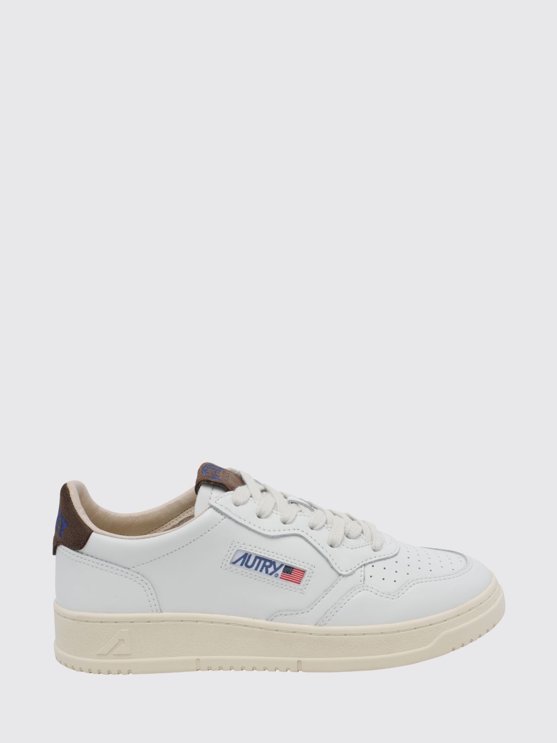 AUTRY Sneakers Medalist Low in pelle e suede con design bicolore