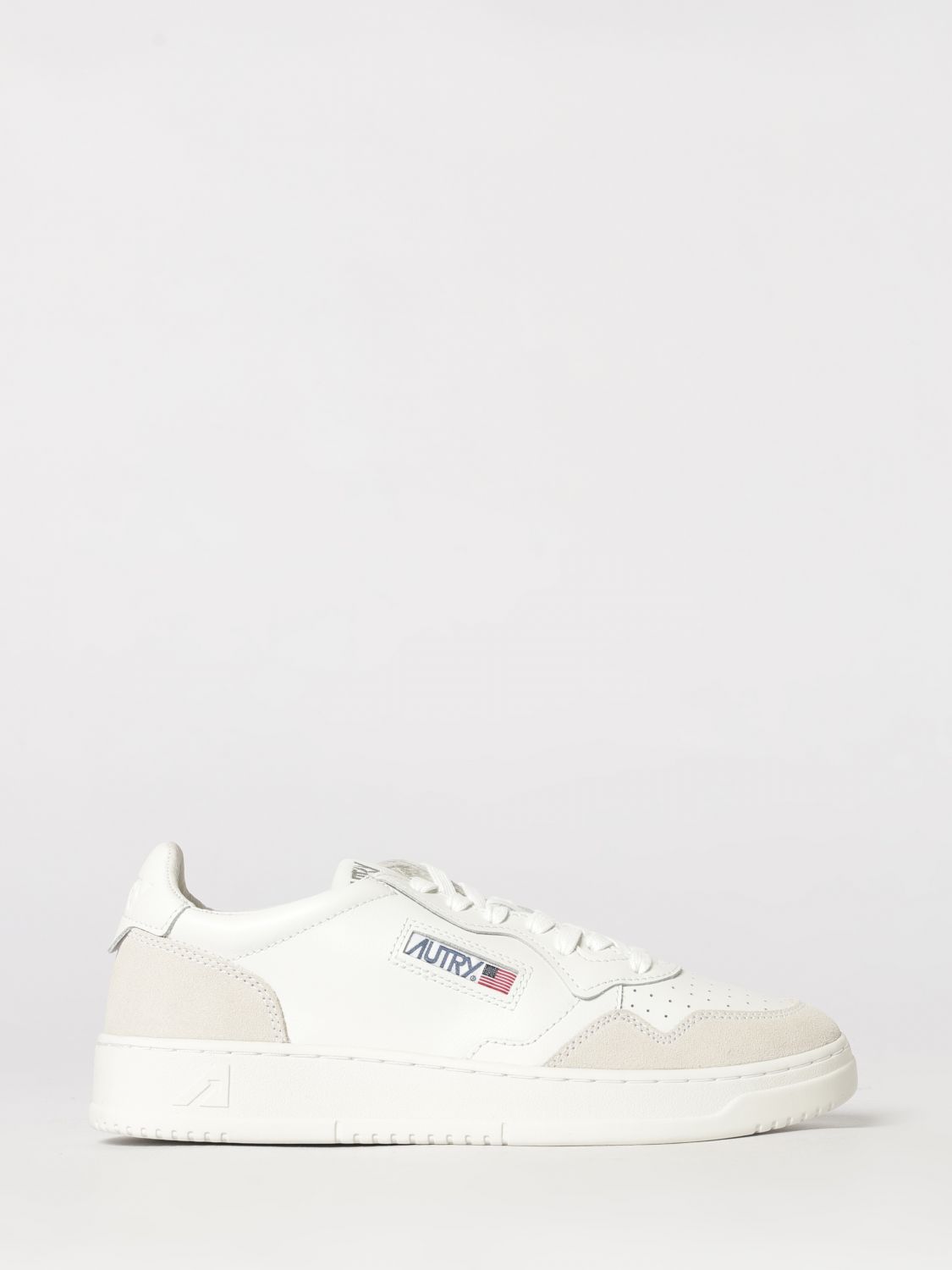 AUTRY Sneakers Medalist Low in pelle e suede con design bicolore