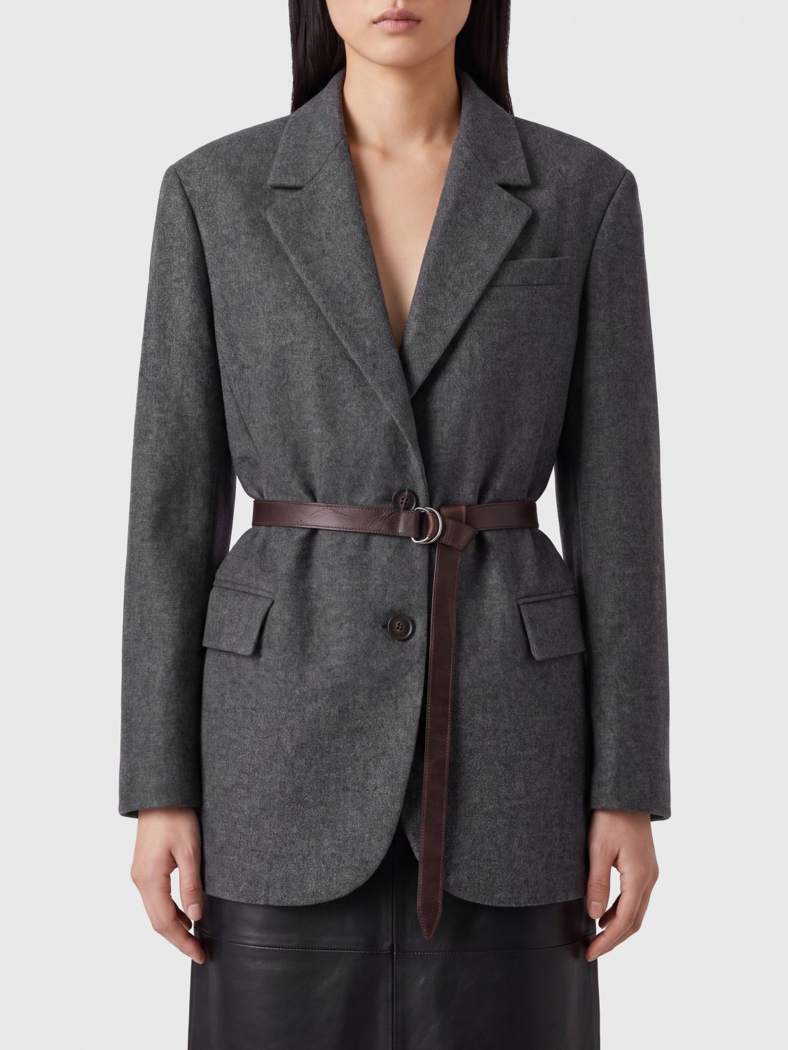 BRUNELLO CUCINELLI Jacket Woman color Grey