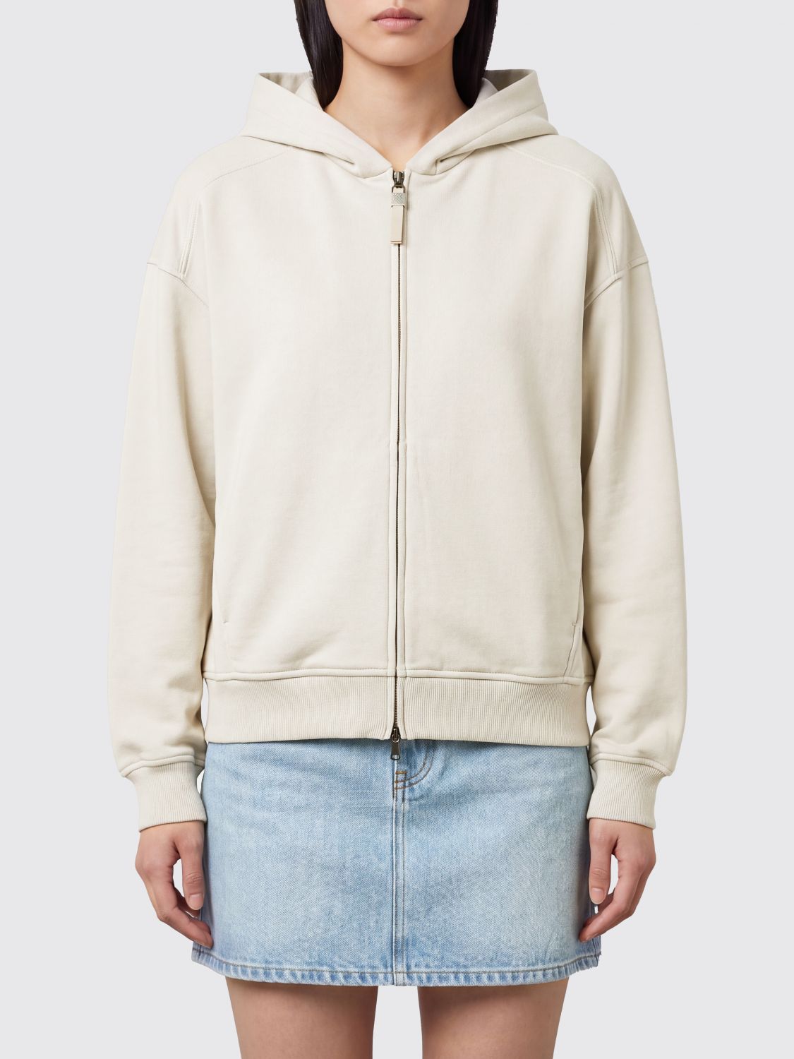 BRUNELLO CUCINELLI Sweatshirt Woman color Beige