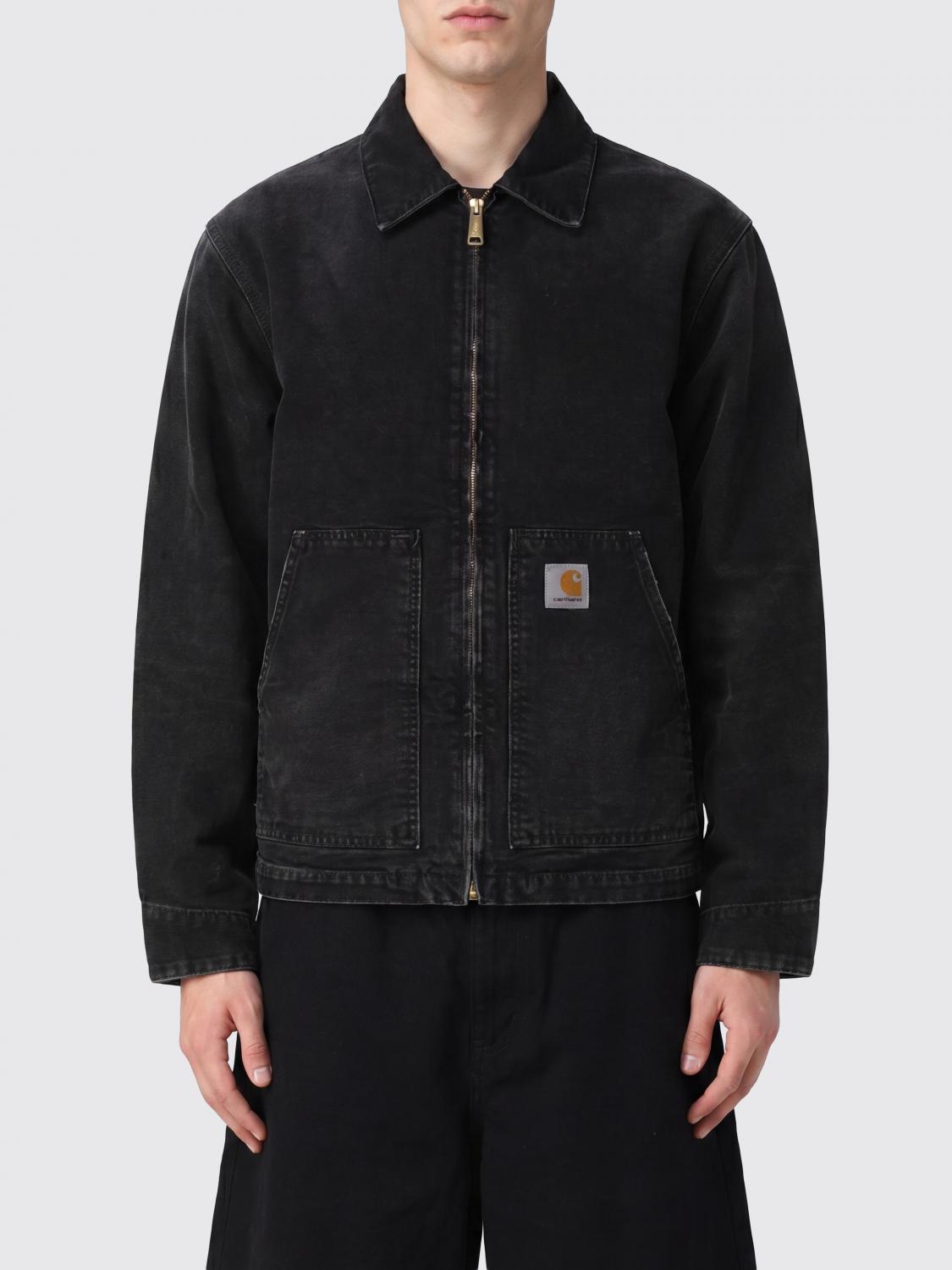 CARHARTT WIP Giacca camicia OG Arcan in cotone con zip e tasche a toppa