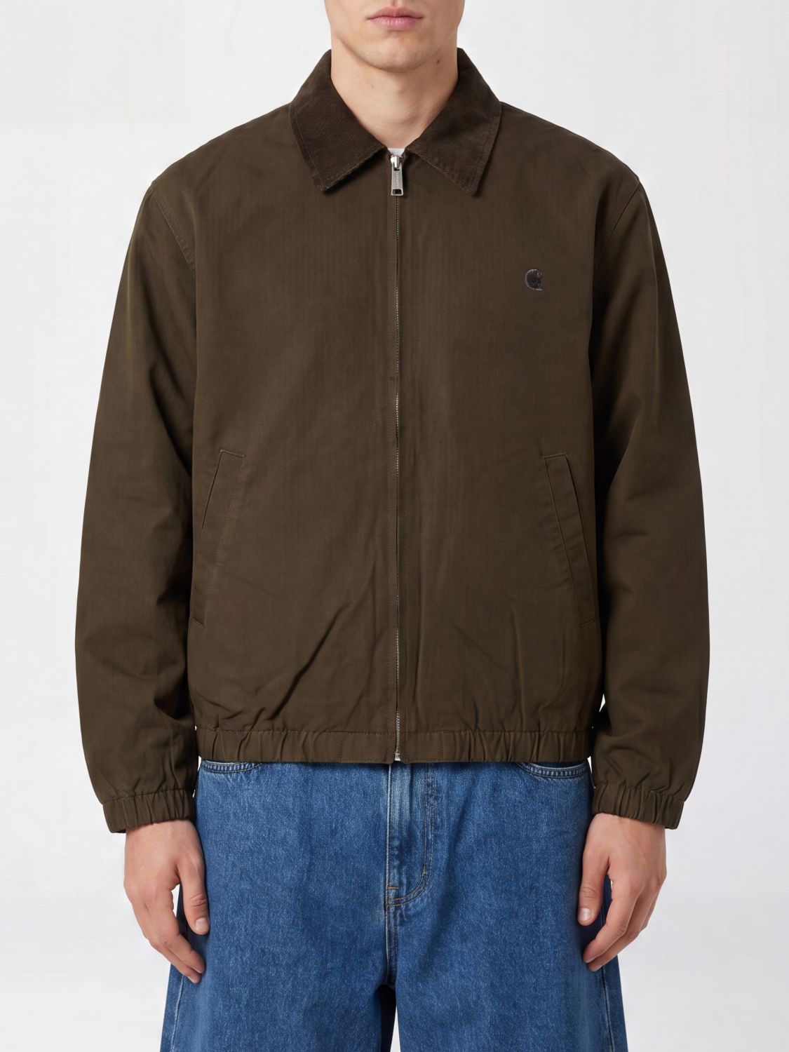 CARHARTT WIP Giacca Madison in cotone relaxed fit con chiusura a zip