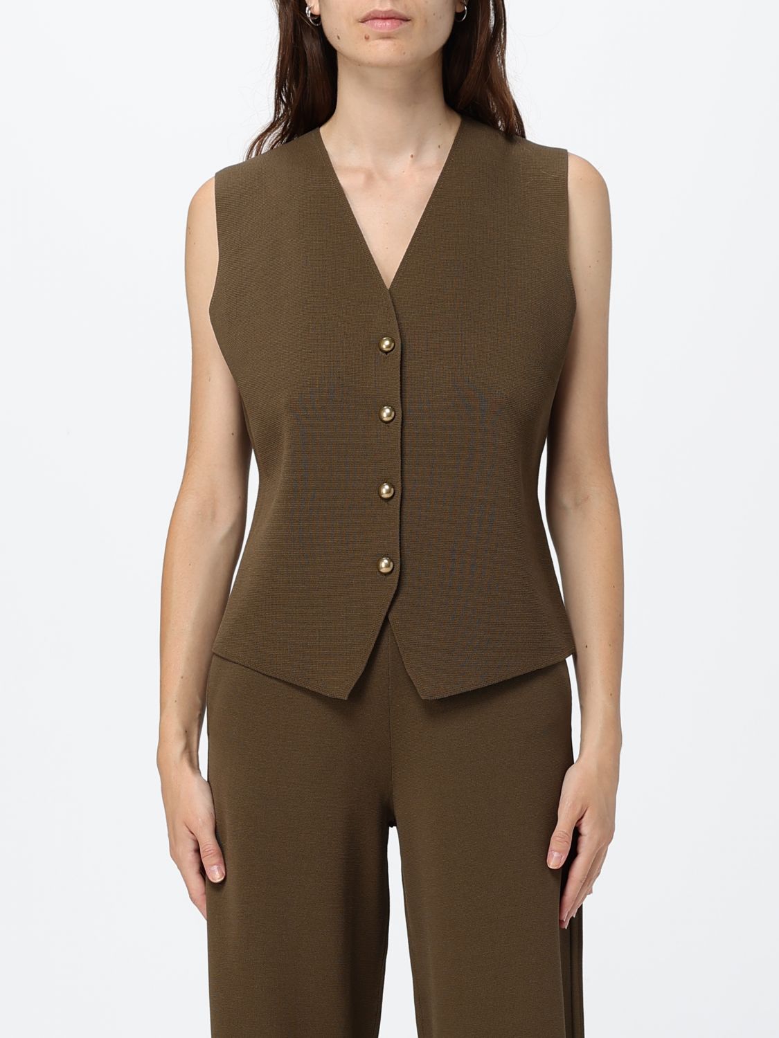 MAX MARA Fuggito Single-Breasted Slim Fit Tailored Vest