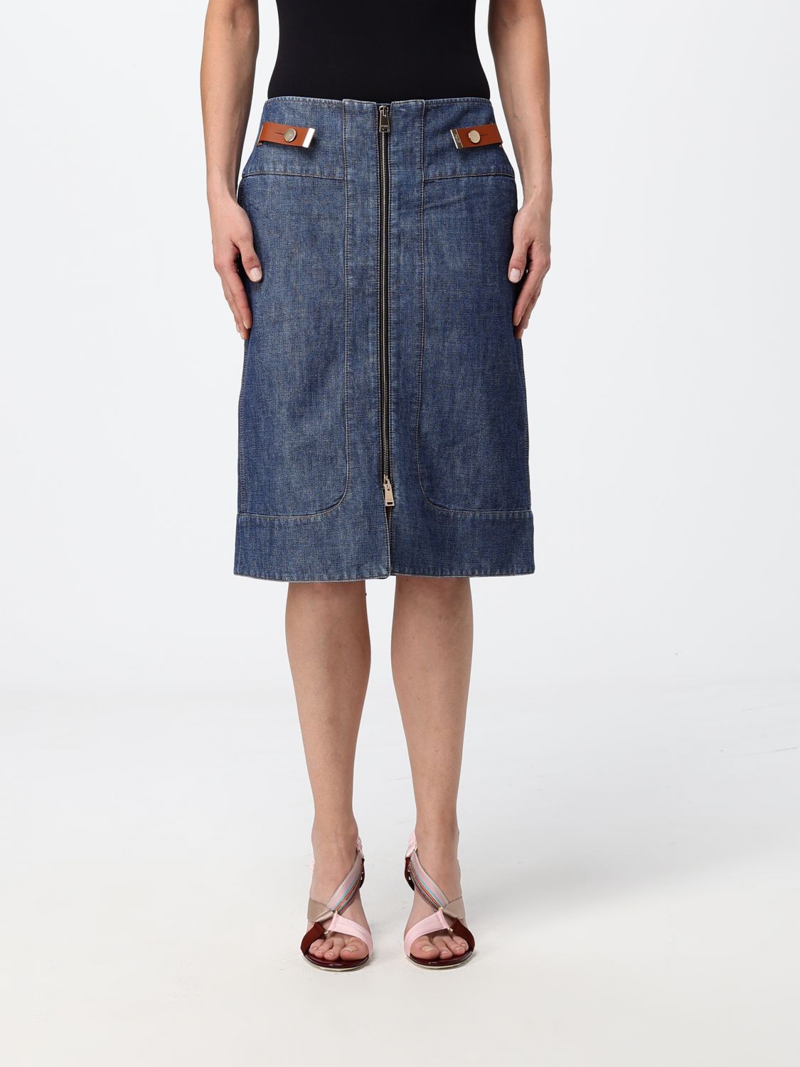 FENDI Gonna Donna colore Denim