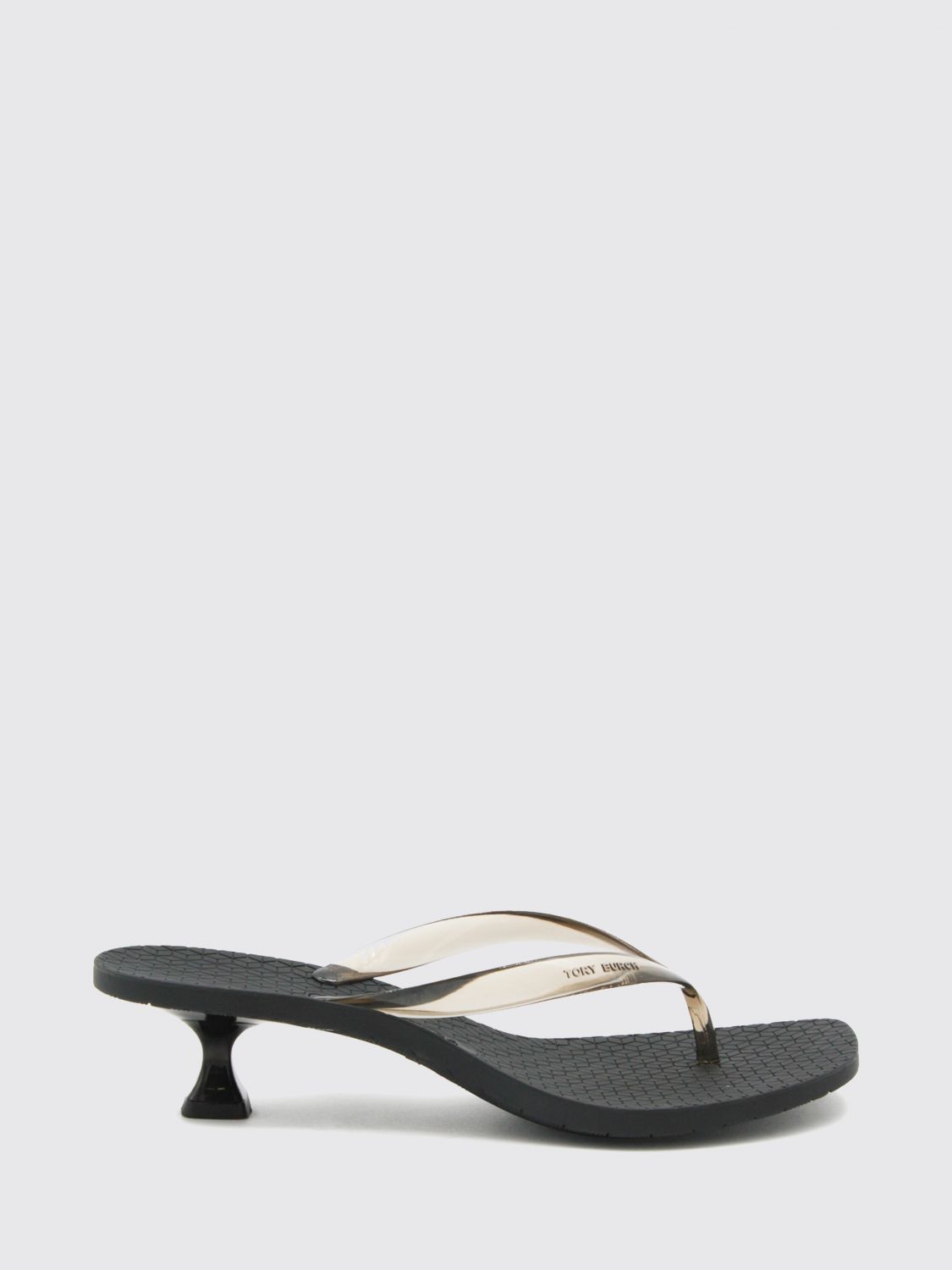 TORY BURCH Jelly TPU Thong Sandals with Low Spool Heel　TORY BURCH ジェリー TPU トング サンダル ロー スプール ヒール TORY