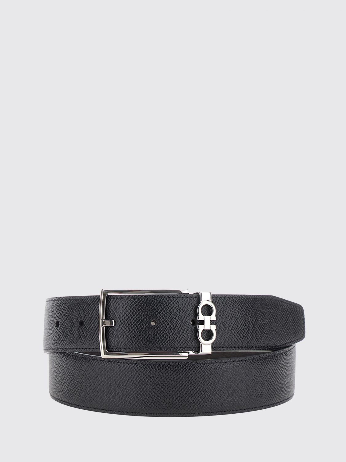 FERRAGAMO Belt Men color Brown