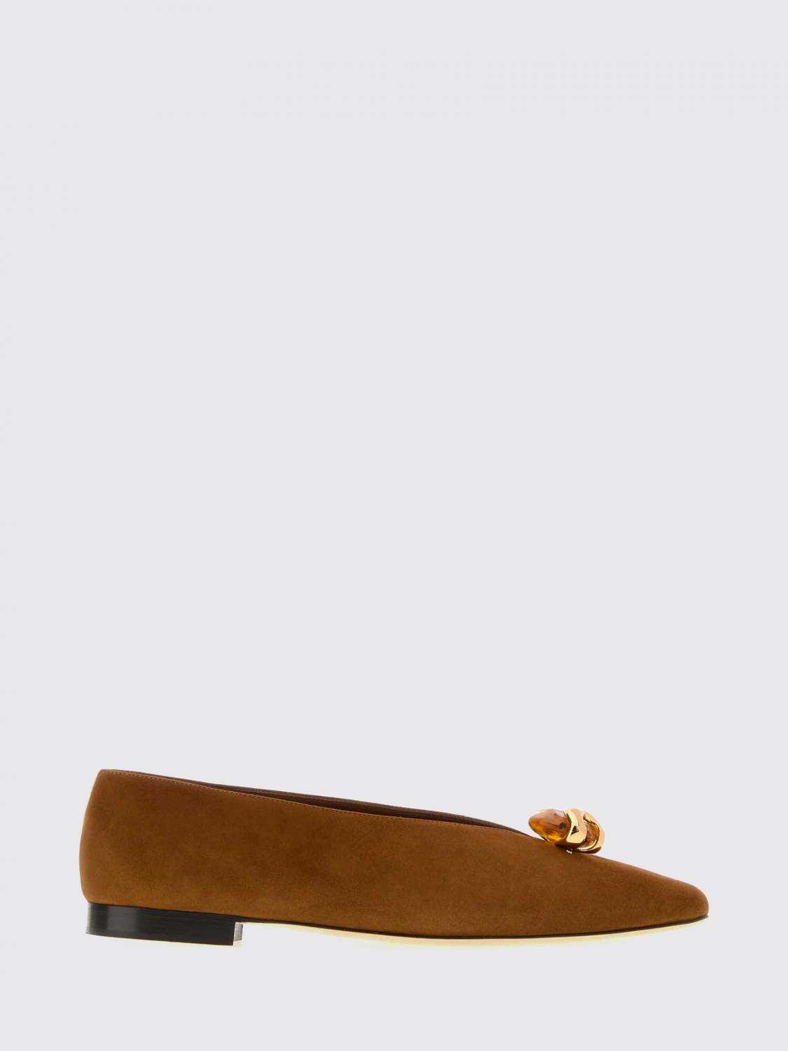 Jimmy Choo Ballet Flat Woman color Brown