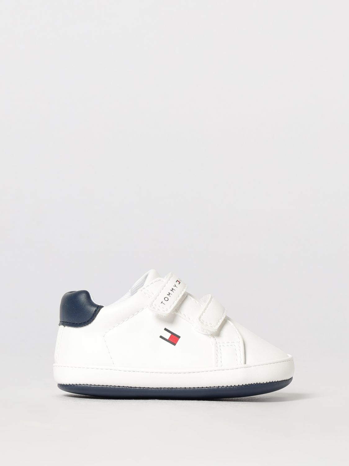 TOMMY HILFIGER Sneakers da bambino con monogram e chiusura a strappo