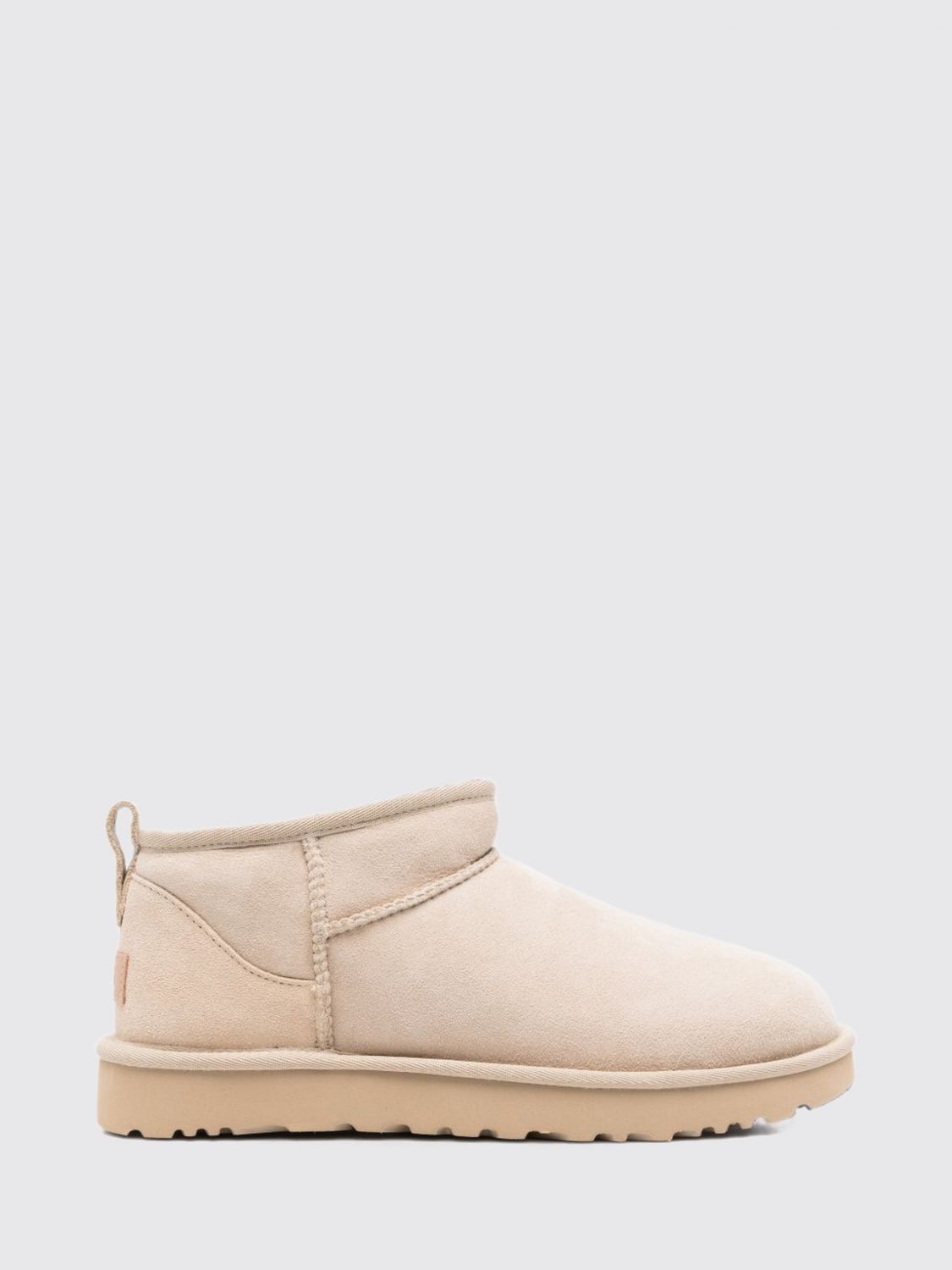UGG Classic Ultra Mini Wasserdichte Veloursleder-Plateau-Stiefeletten