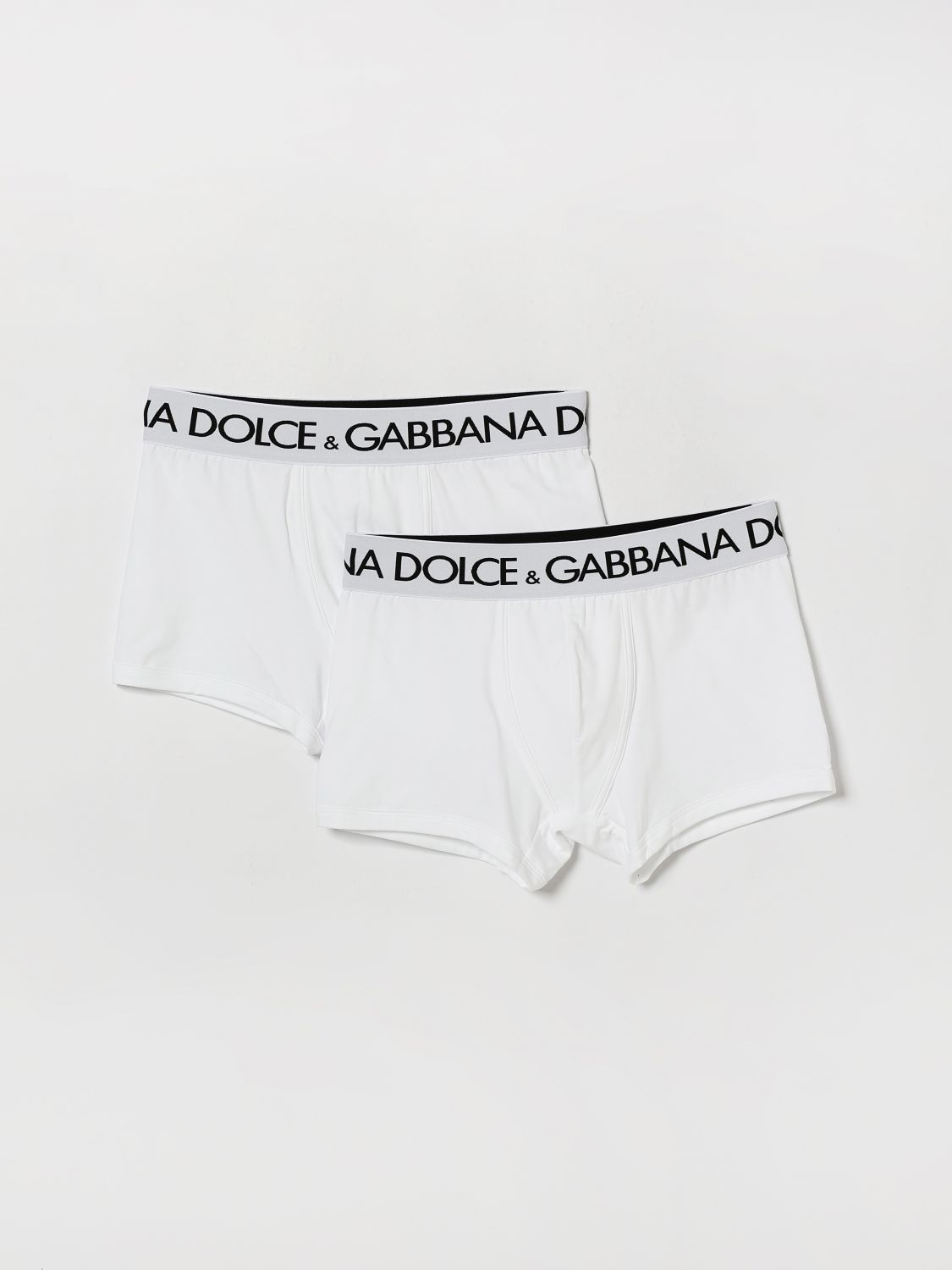 DOLCE & GABBANA Slim-Fit Boxershorts aus Stretch-Baumwolle mit Logo-Bund