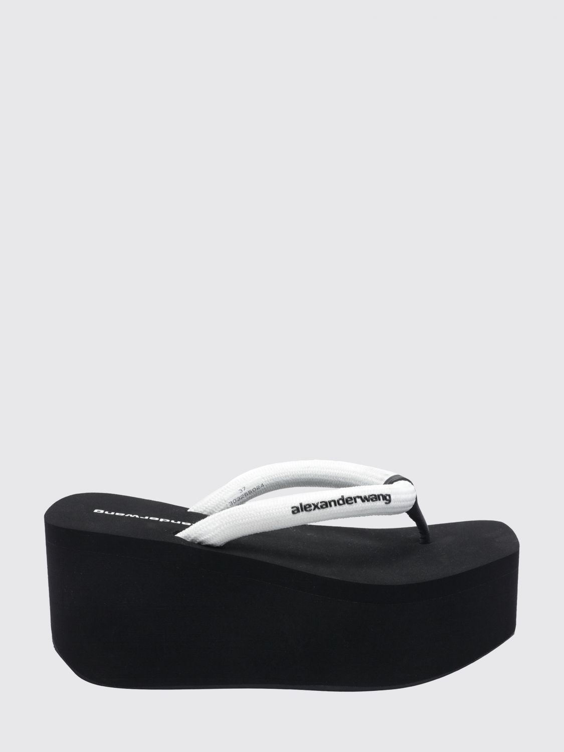 ALEXANDER WANG Sandali infradito Jenna in mesh con zeppa alta e platform
