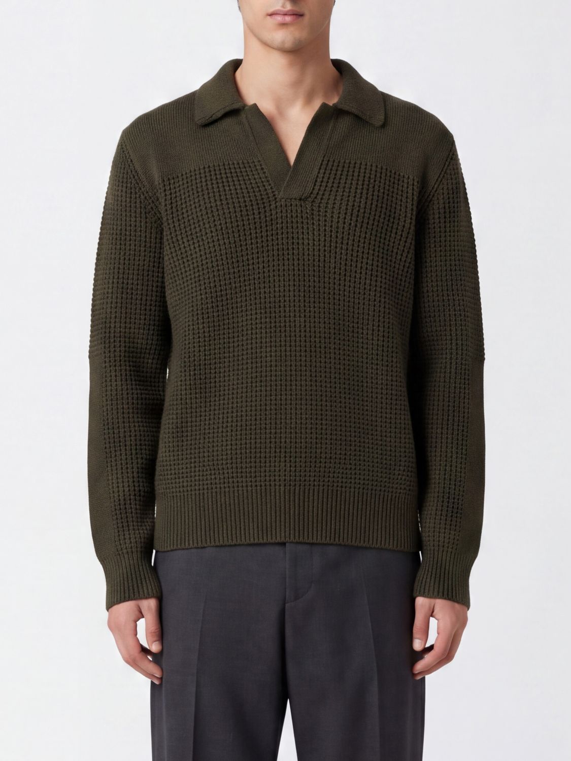 FERRAGAMO Jacket Men color Olive