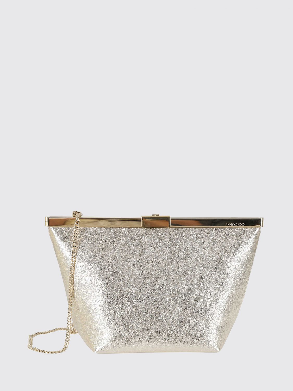 JIMMY CHOO Borsa Ganache in pelle laminata