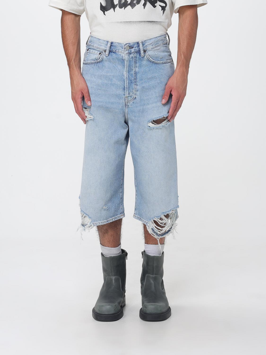 ACNE STUDIOS Pantaloncini Uomo colore Azzurro