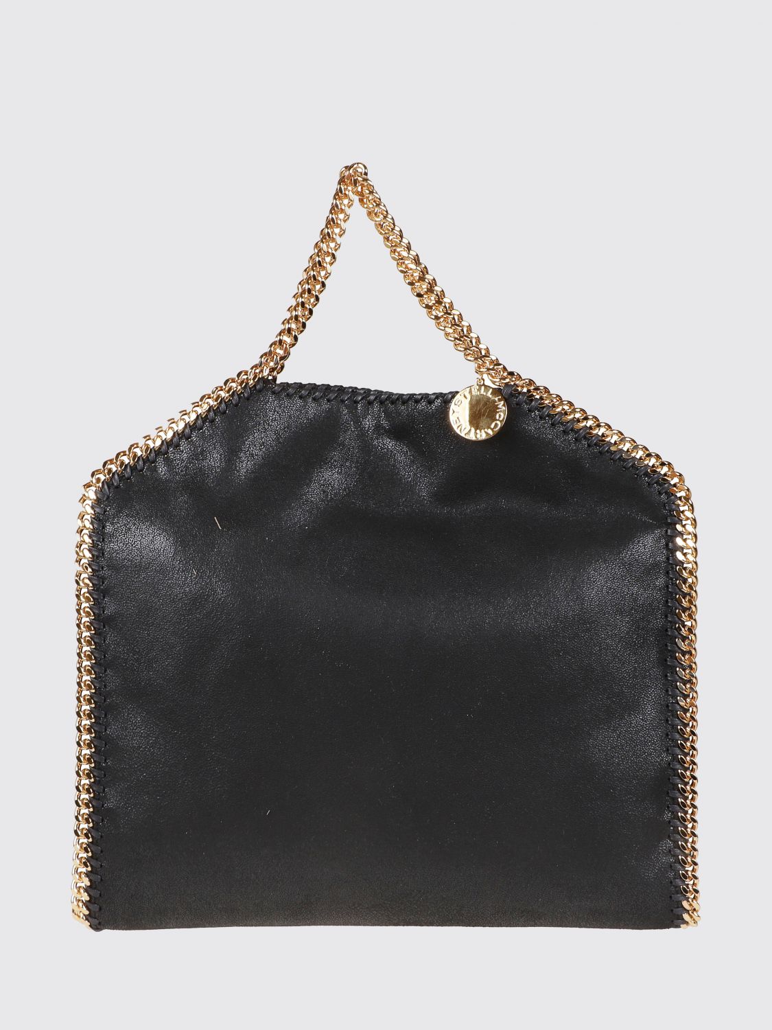 STELLA MCCARTNEY Falabella Large Tote Bag in Faux Leather with Chain Detail STELLA MCCARTNEY Falabella Large Tote Bag in Faux Leather with Chain Detail
