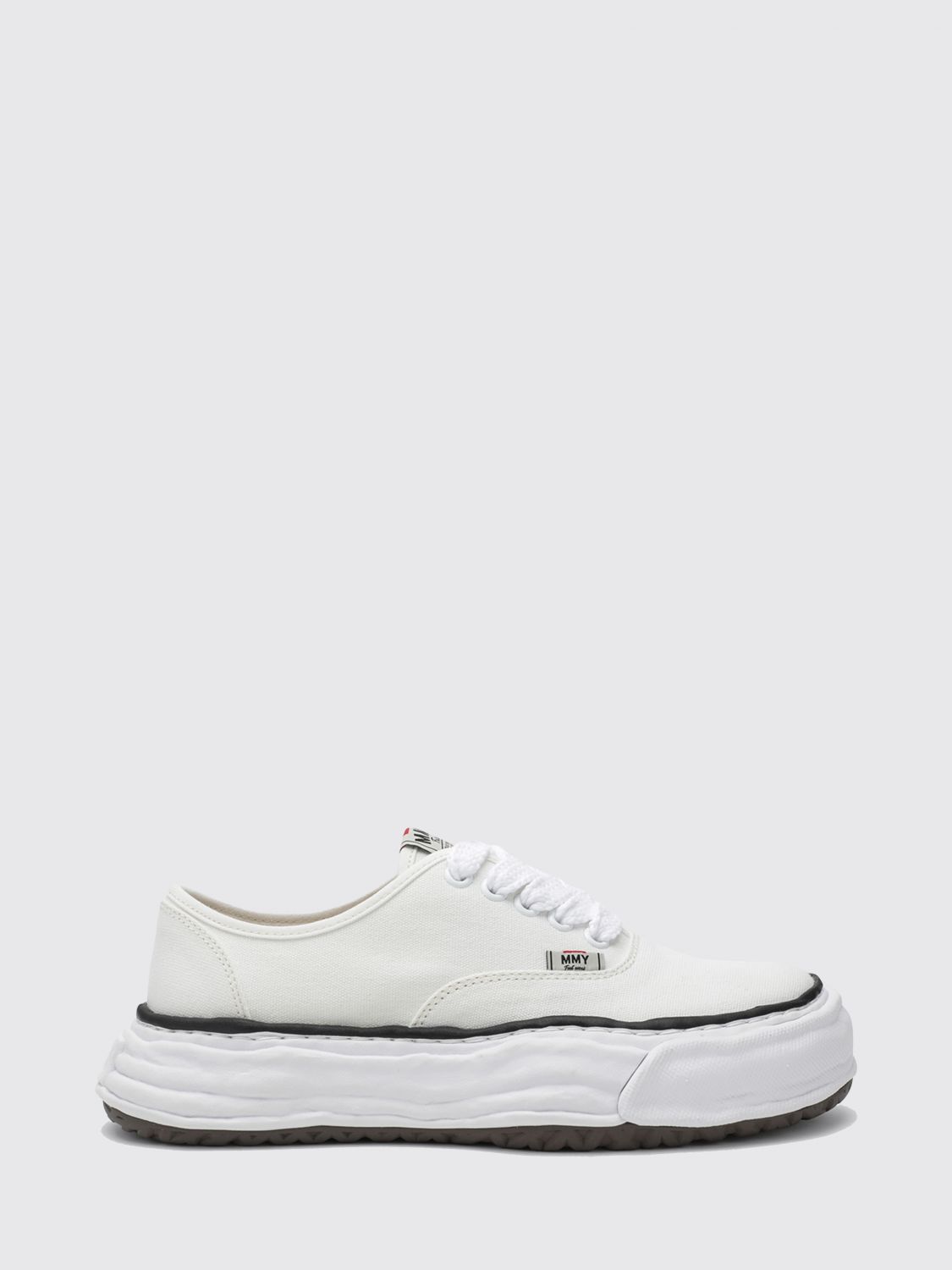 MAISON MIHARA YASUHIRO Eric Low-Top Cotton Canvas Trainers with Platform Sole