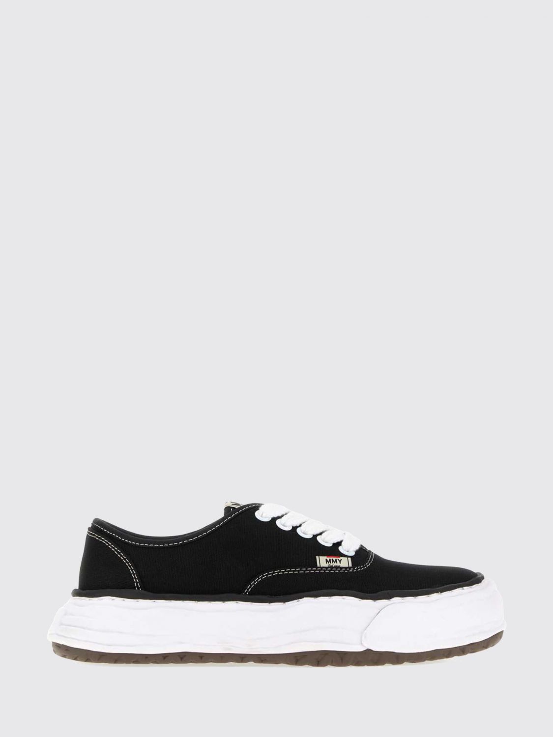 MAISON MIHARA YASUHIRO Eric Low-Top Cotton Canvas Trainers with Platform Sole