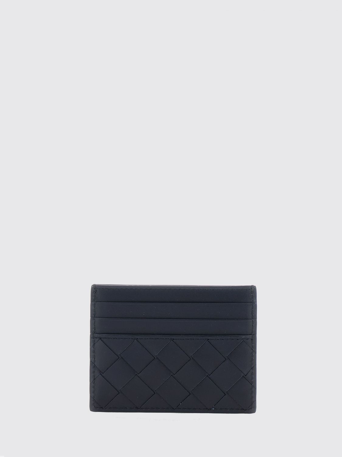BOTTEGA VENETA Flaches Kartenetui aus geflochtenem Kalbsleder