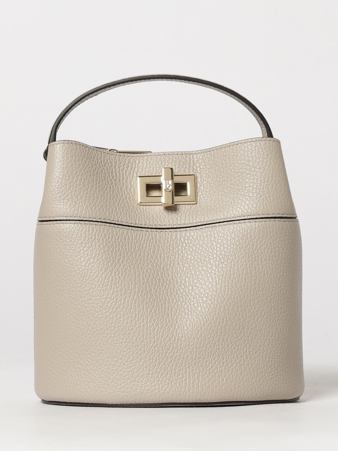 FURLA Amelie Mini Leather Bucket Bag by with Turn-Lock Closure