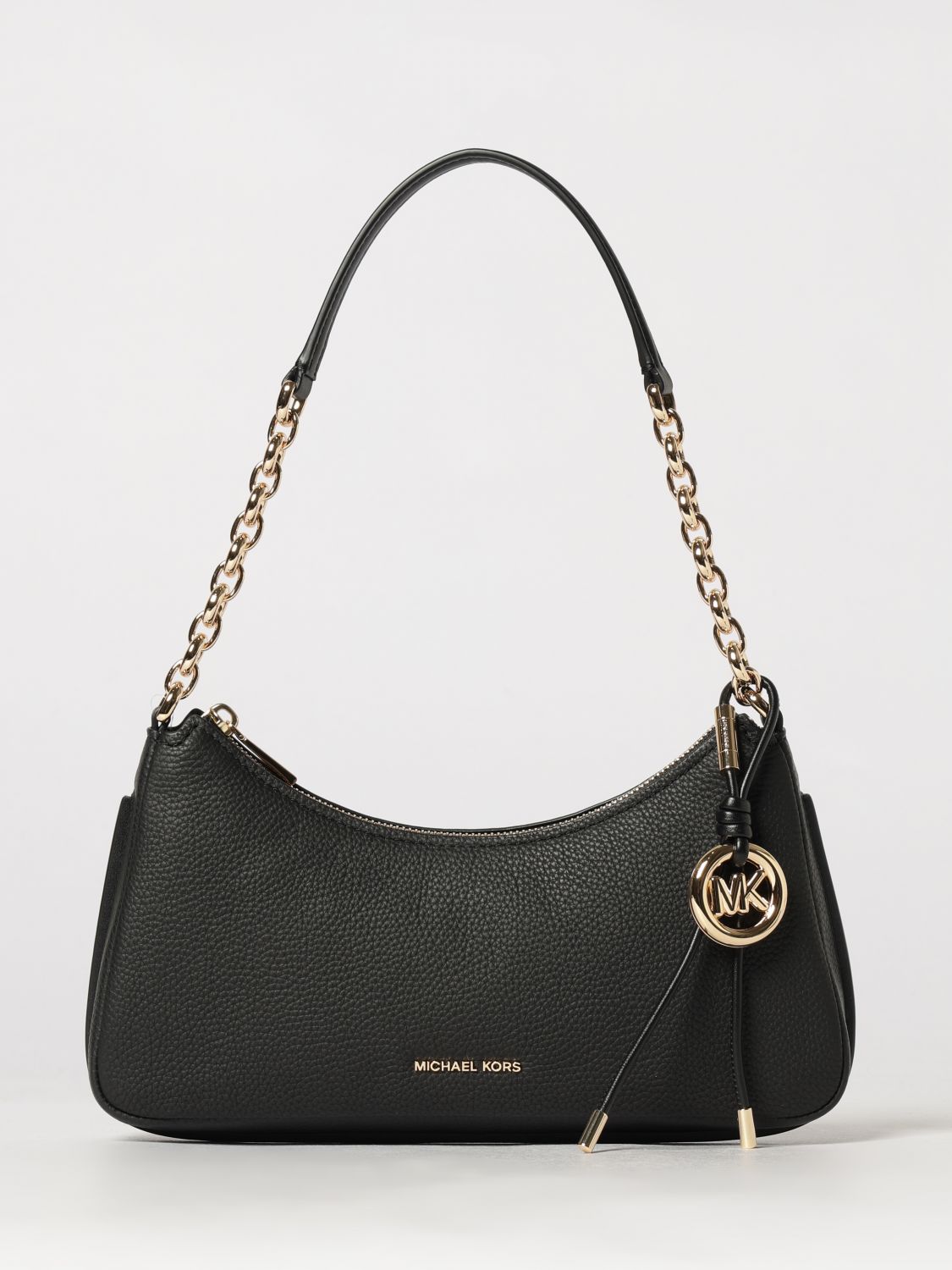 Michael Kors Nolita Leather Shoulder Bag by with Woven Metal Mesh Handle Michael Kors Nolita Leather Shoulder Bag by with Woven Metal Mesh Handle