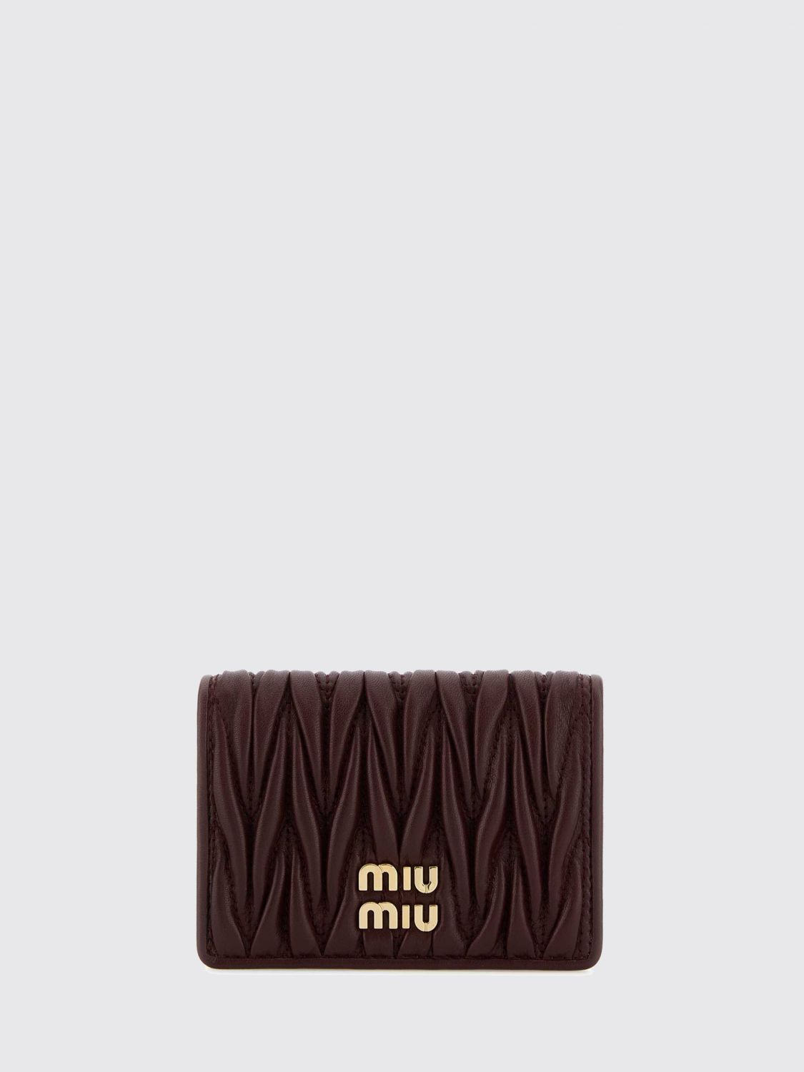 MIU MIU Portafoglio in nappa matelassè