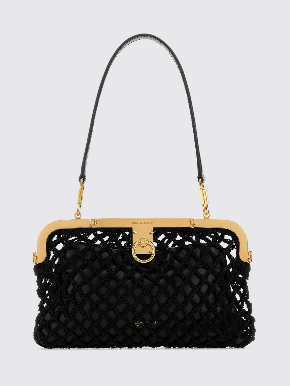 DOLCE & GABBANA Amanda Mesh Mini Bag with Removable Pouch