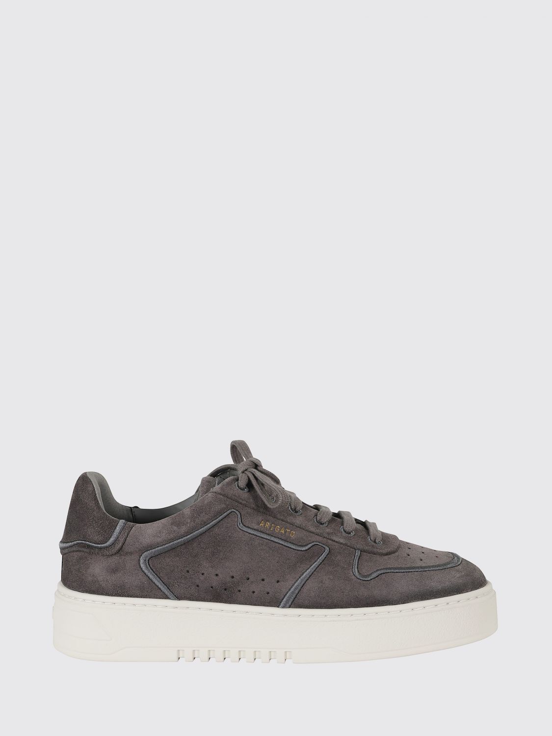 AXEL ARIGATO Orbit Suede Low-Top Sneakers with Platform Sole and Laminated Logo