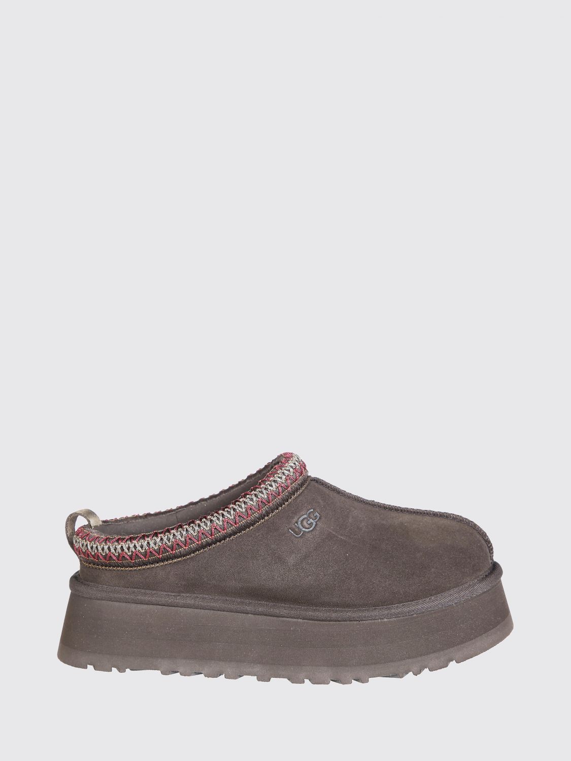 UGG Tazz II Mules aus Veloursleder mit Plateausohle und Kontrastnähten