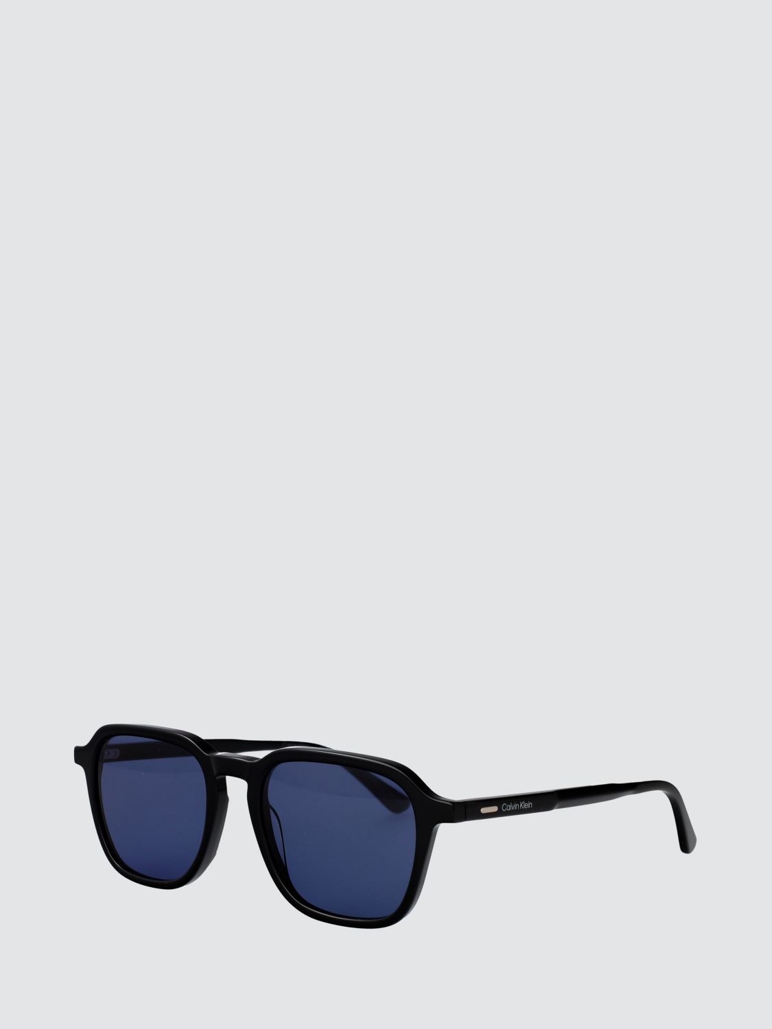 CALVIN KLEIN Aviator Acetate Sunglasses with CR-39 Lenses