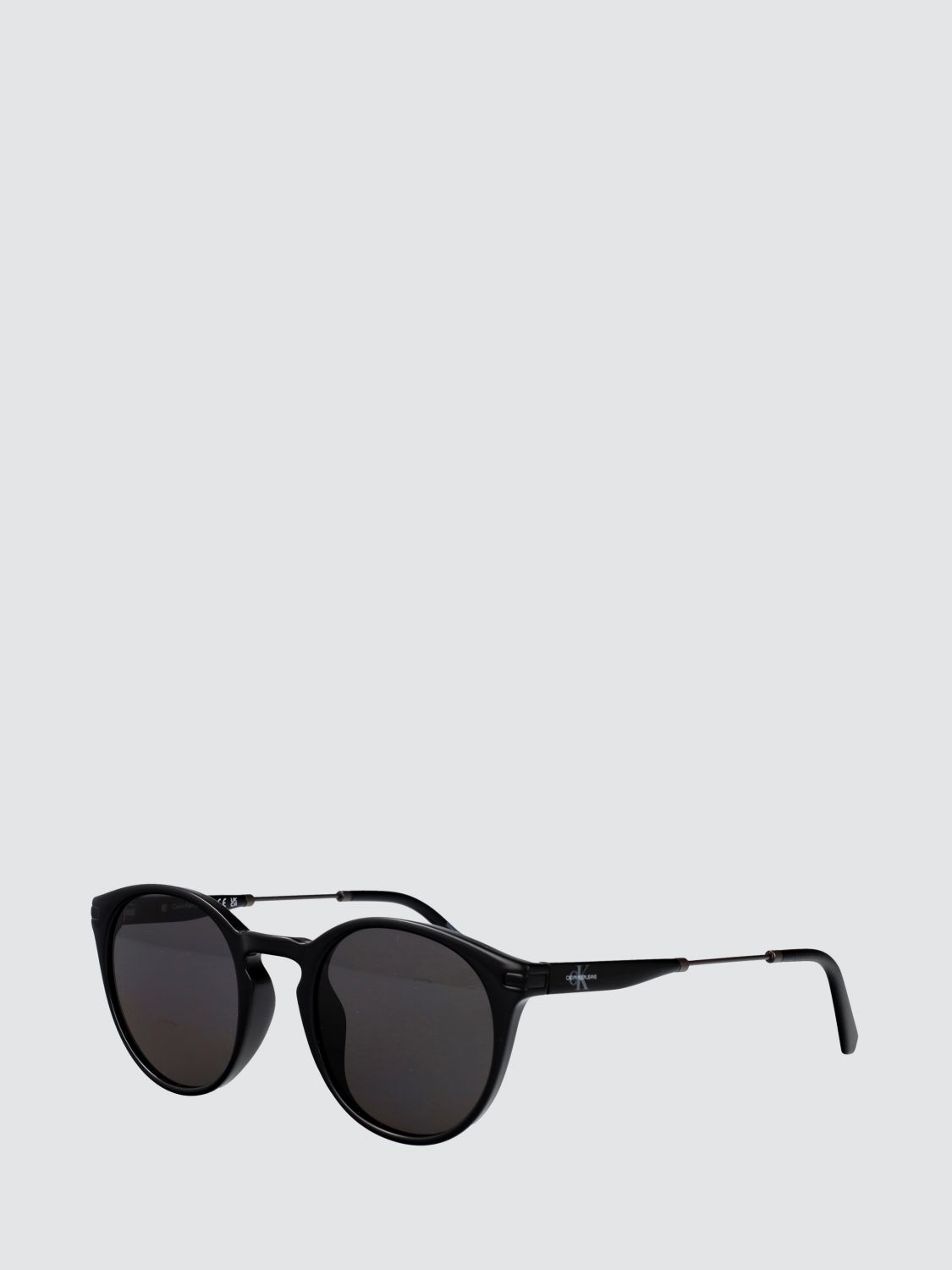 CALVIN KLEIN JEANS Occhiali da sole arrotondati in acetato tartarugato