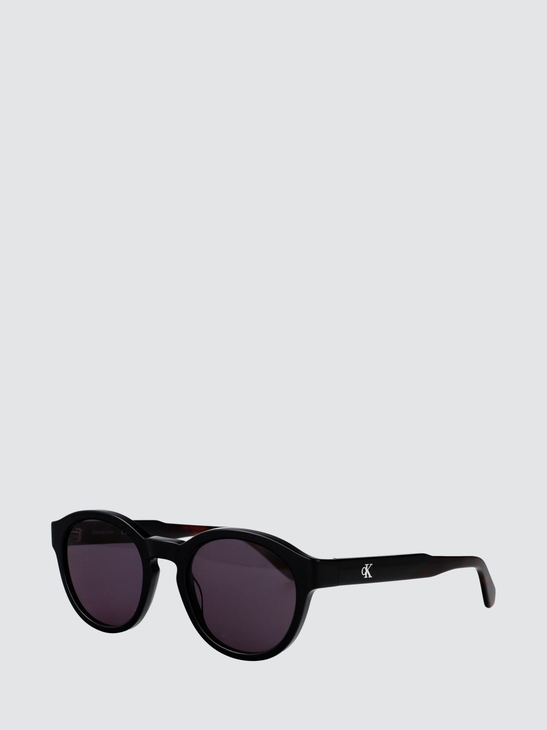 CALVIN KLEIN JEANS Occhiali da sole rotondi in acetato con monogramma