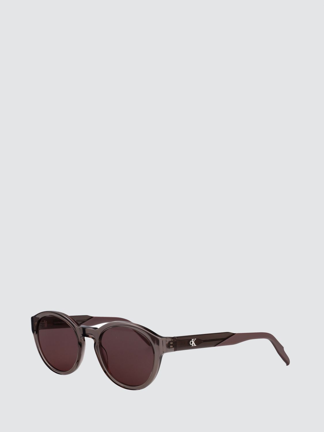 CALVIN KLEIN JEANS Occhiali da sole rotondi in acetato con monogramma