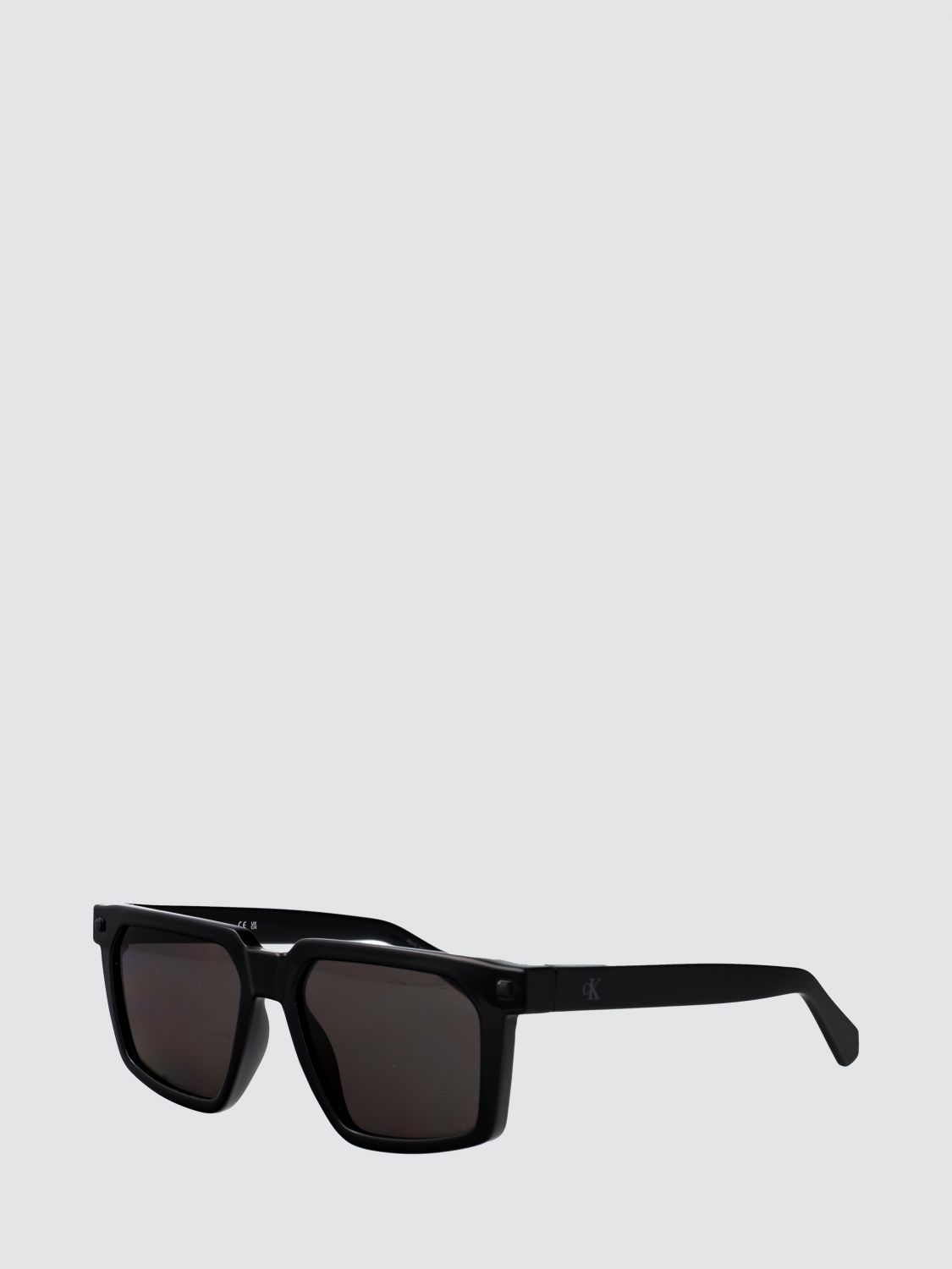 CALVIN KLEIN JEANS Occhiali da sole rettangolari modello aviatore in acetato