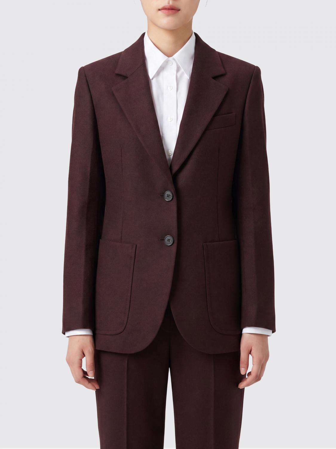 VICTORIA VICTORIA BECKHAM Blazer monopetto in pura lana con collo a rever