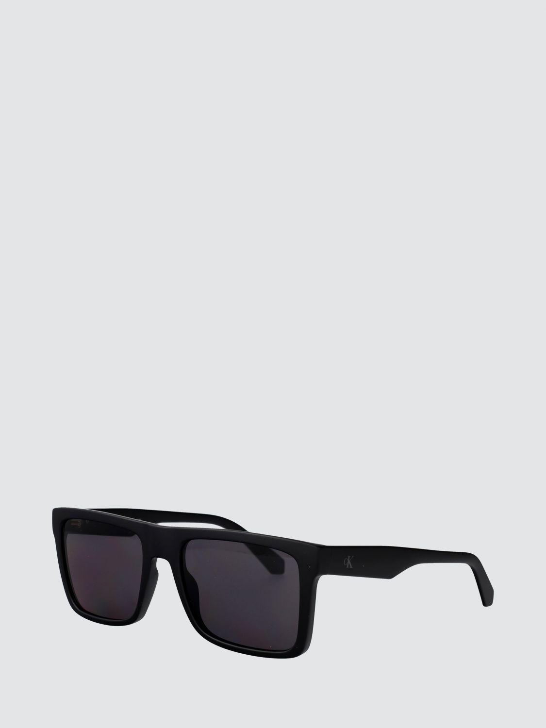 CALVIN KLEIN JEANS Occhiali da sole aviatore in acetato nero con monogramma