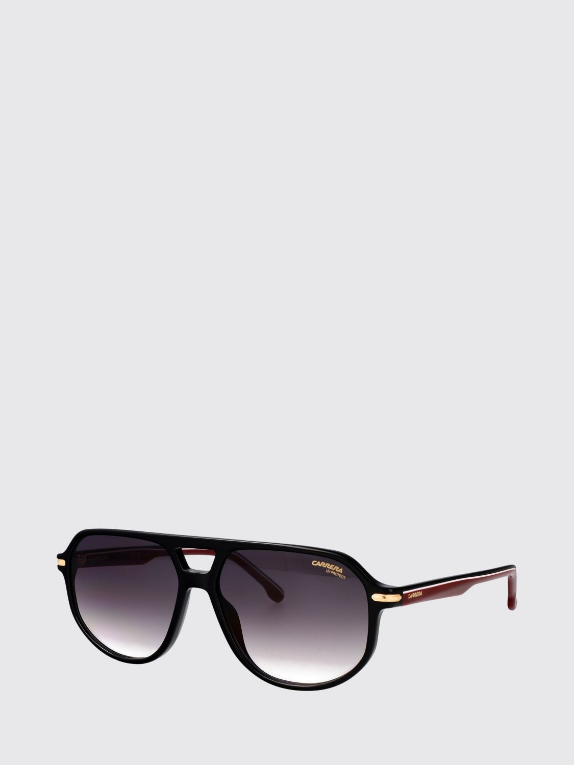 CARRERA Rounded Acetate Aviator Sunglasses with Double Bridge