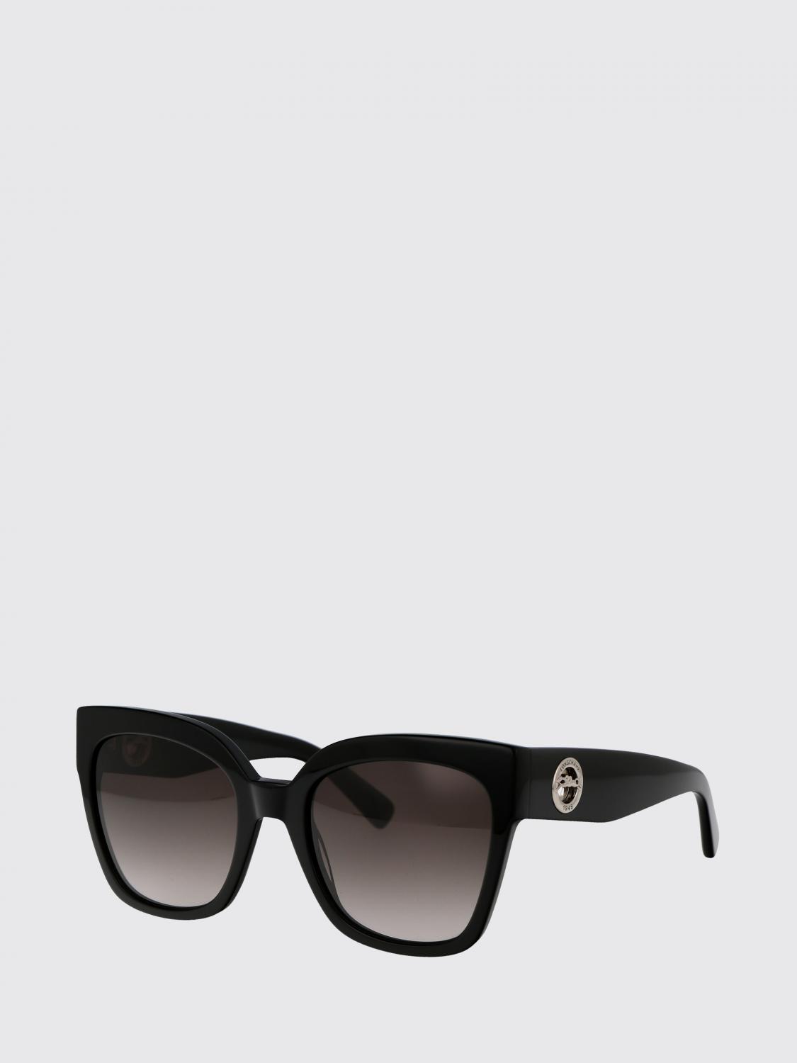 LONGCHAMP Oversized Cat-Eye Sunglasses in Acetate with Metallic Logo　LONGCHAMP オーバーサイズ キャットアイ サングラス アセテート メタリックロゴ付き LONGCHAMP