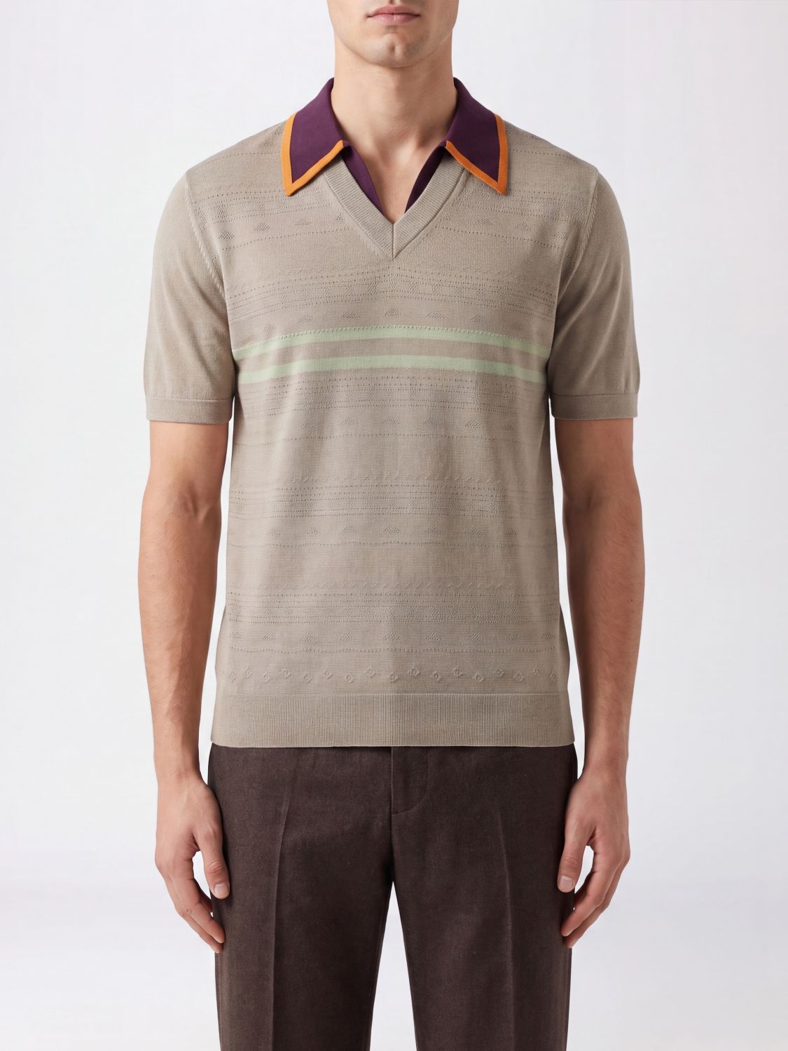 DRIES VAN NOTEN Polo Shirt Men color Beige