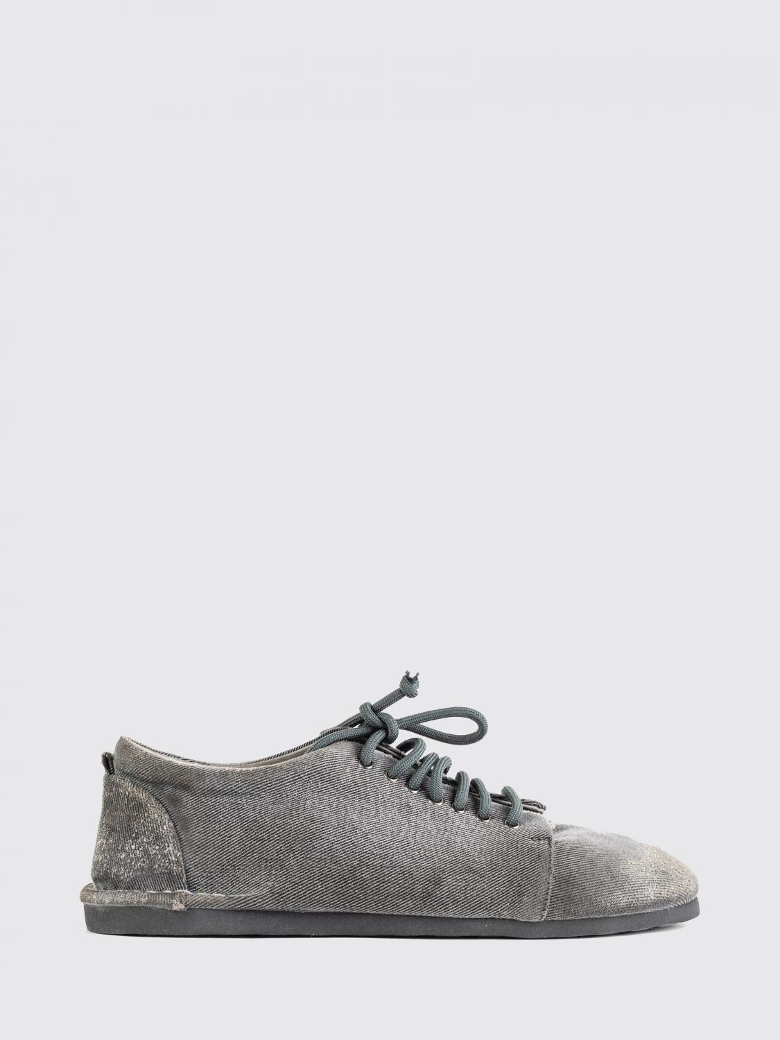 Marsèll Scarpe derby Sancrespella in denim con punta tonda e suola in gomma
