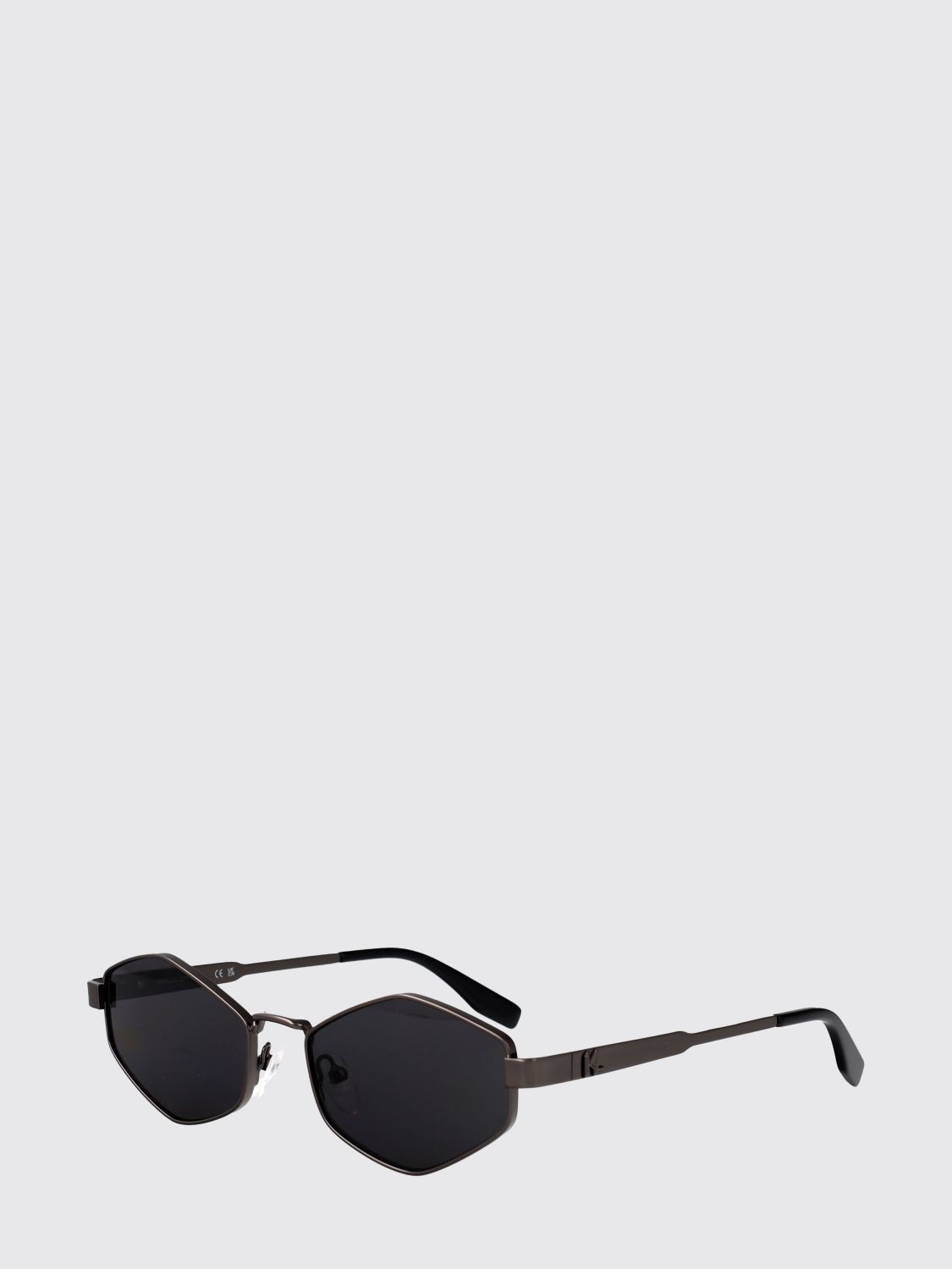 KARL LAGERFELD Irregular Shape Metal Sunglasses with Embossed Logo