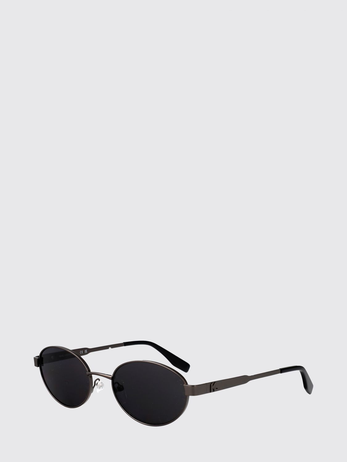 KARL LAGERFELD Occhiali da sole ovali in metallo con design di ispirazione vintage