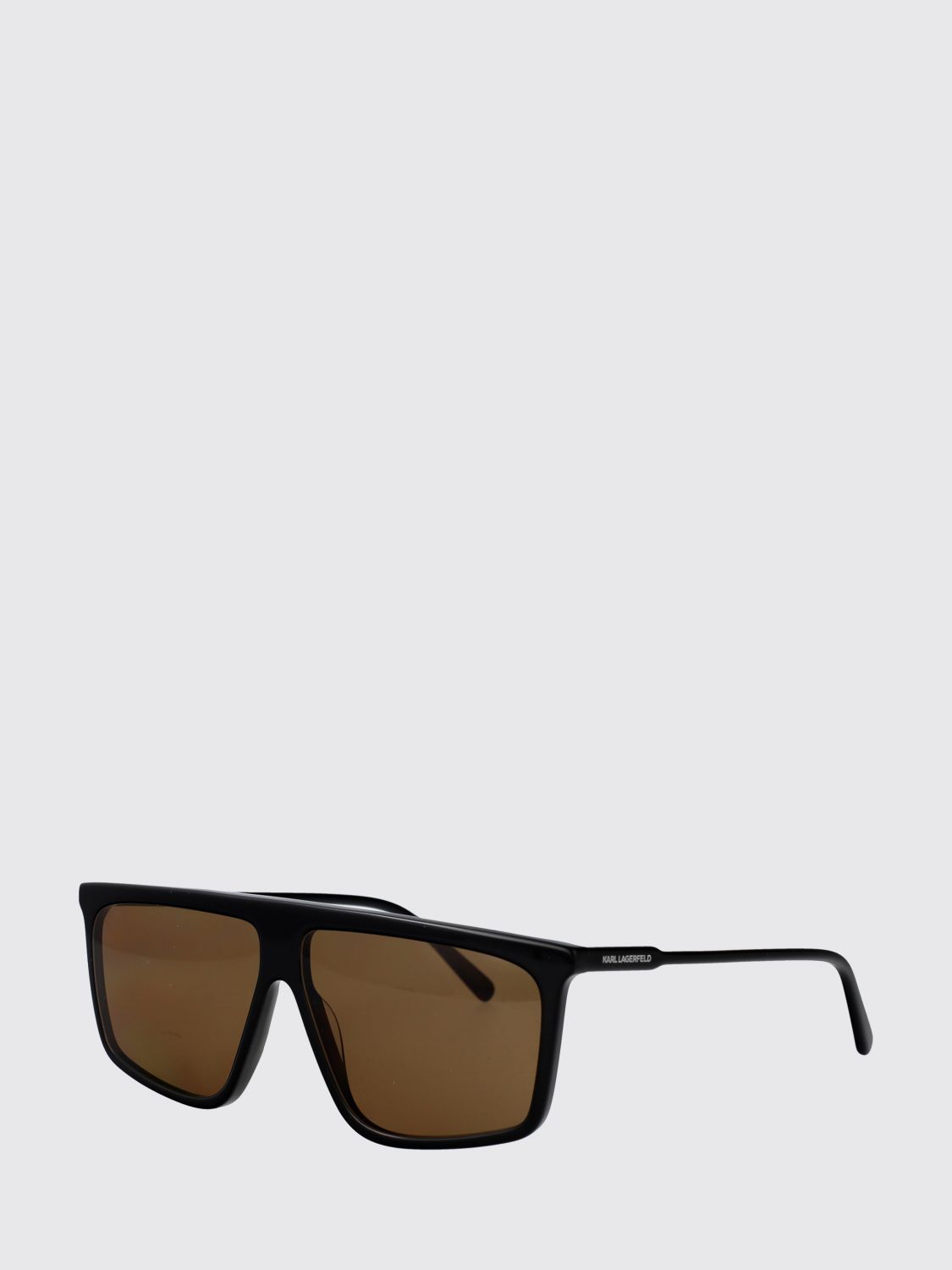 KARL LAGERFELD Occhiali da sole quadrati in acetato dal design sportivo vintage