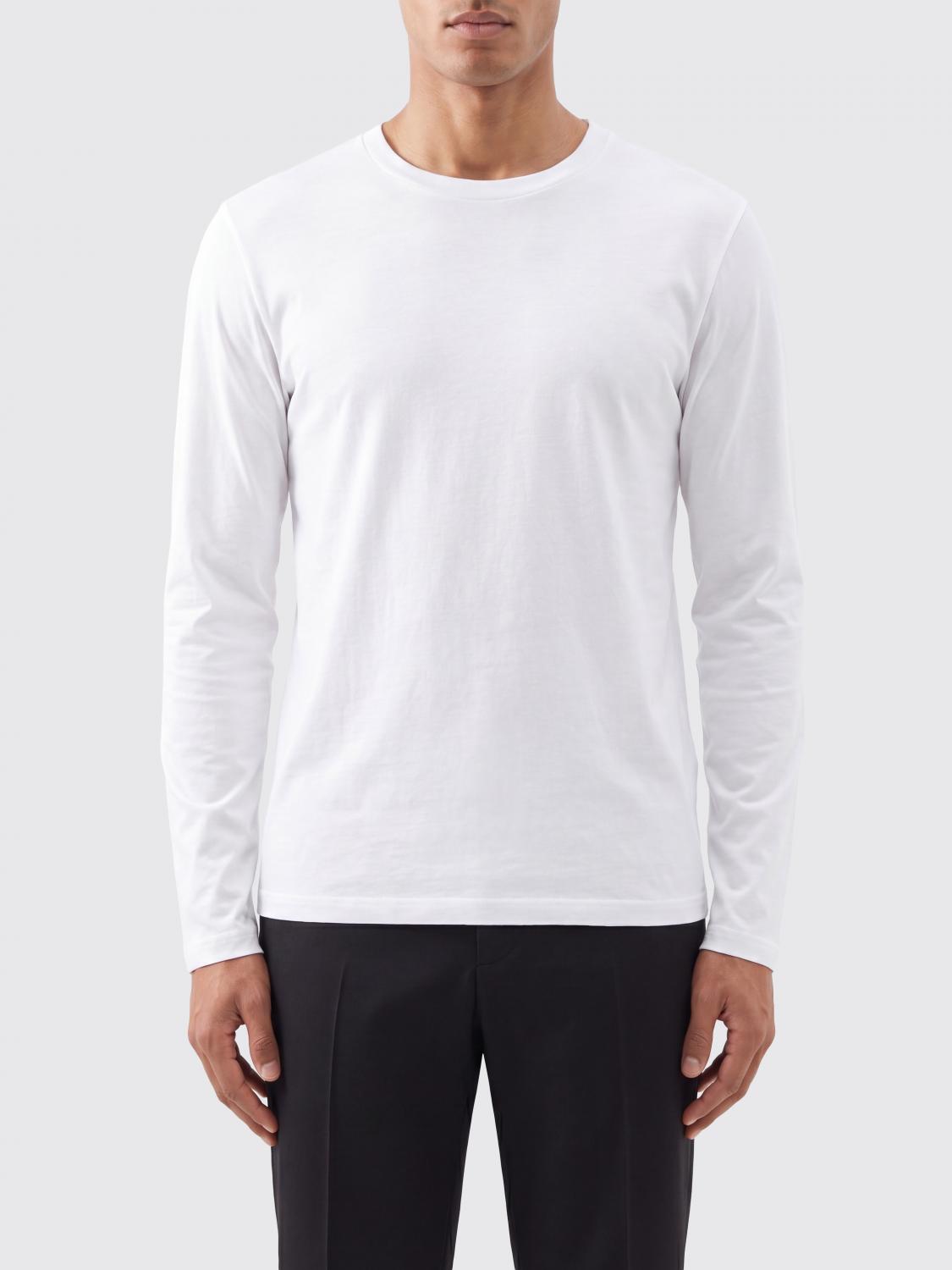 TOM FORD Long-Sleeved T-Shirt in Cotton and Modal Blend　TOM FORD コットンとモダールブレンドの長袖 T シャツ TOM