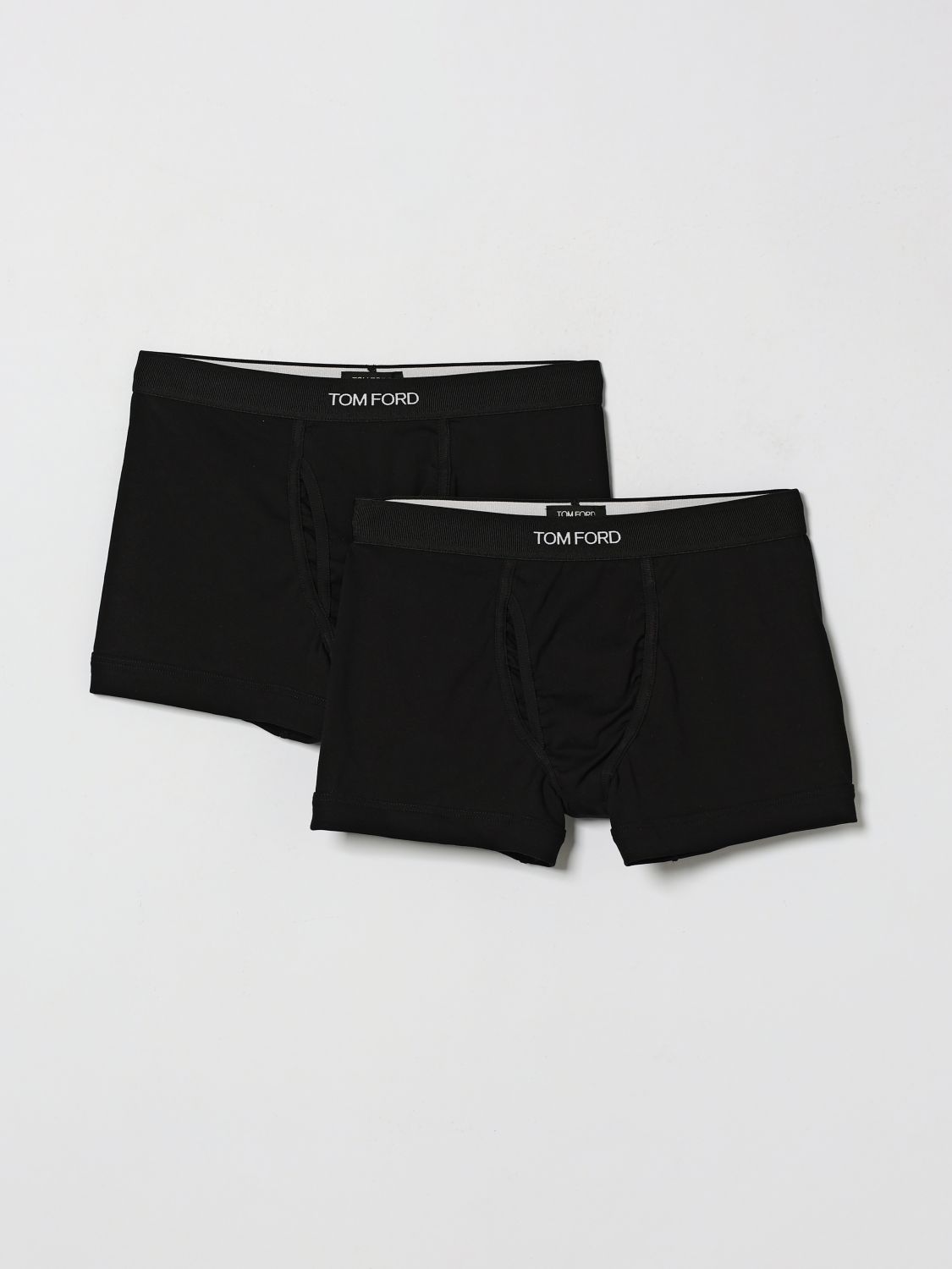 TOM FORD Set aus zwei Boxershorts aus Stretch-Baumwolle mit Logo-Bund