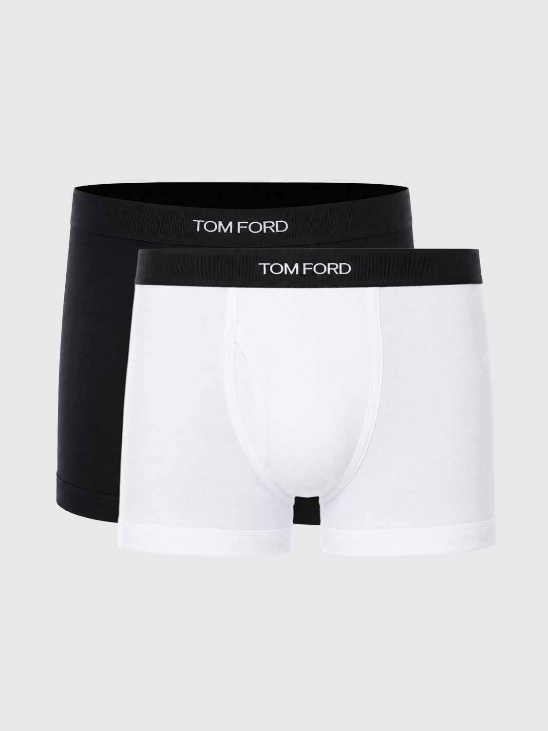 TOM FORD Set aus zwei Boxershorts aus Stretch-Baumwolle mit Logo-Bund