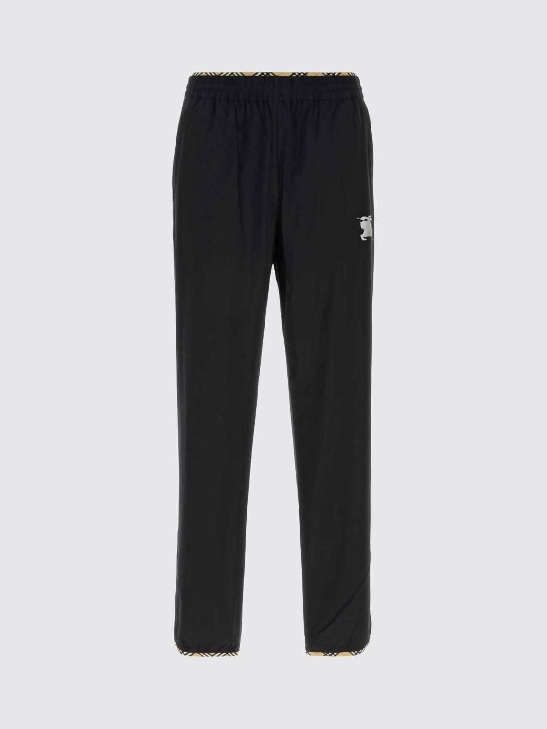 BURBERRY Pantaloni jogging in jersey tecnico con logo Equestrian Knight