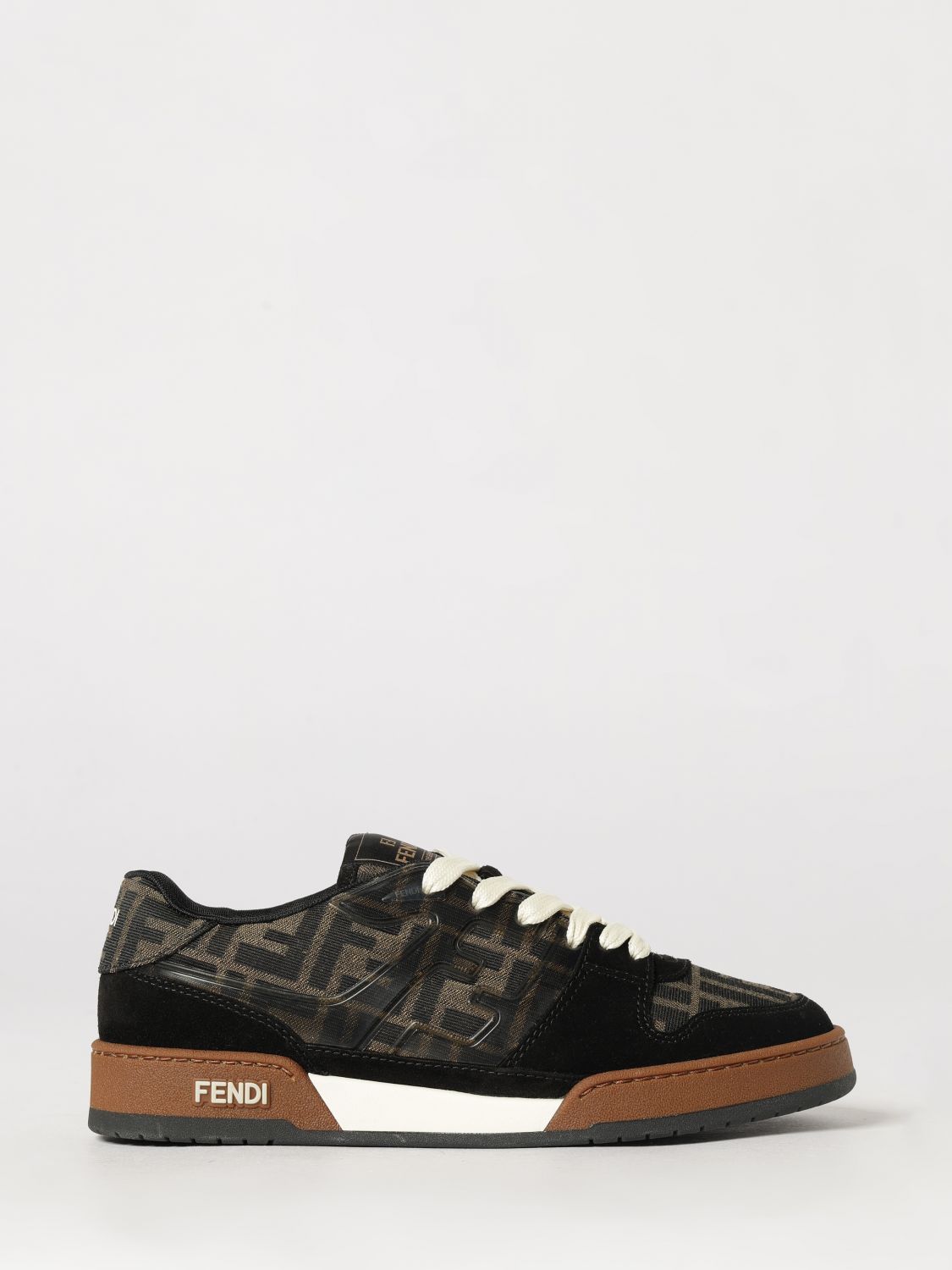 FENDI Match Low-Top-Sneaker aus Jacquard-Stoff mit FF-Monogramm