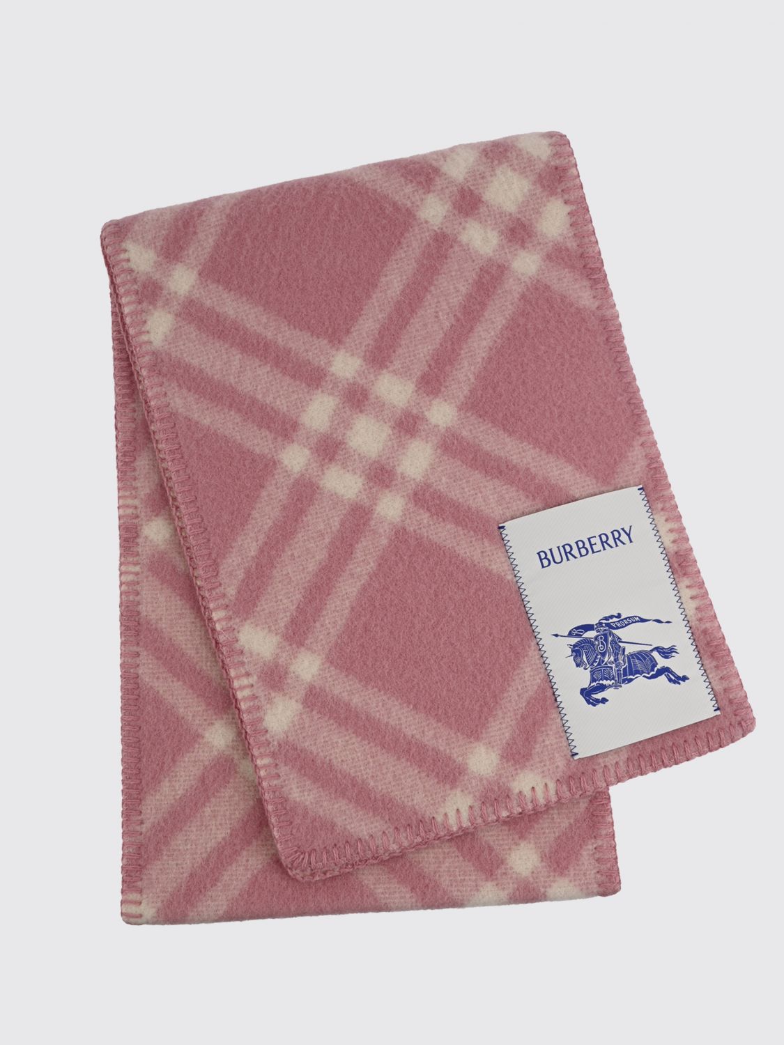 BURBERRY Scarf Woman color Pink