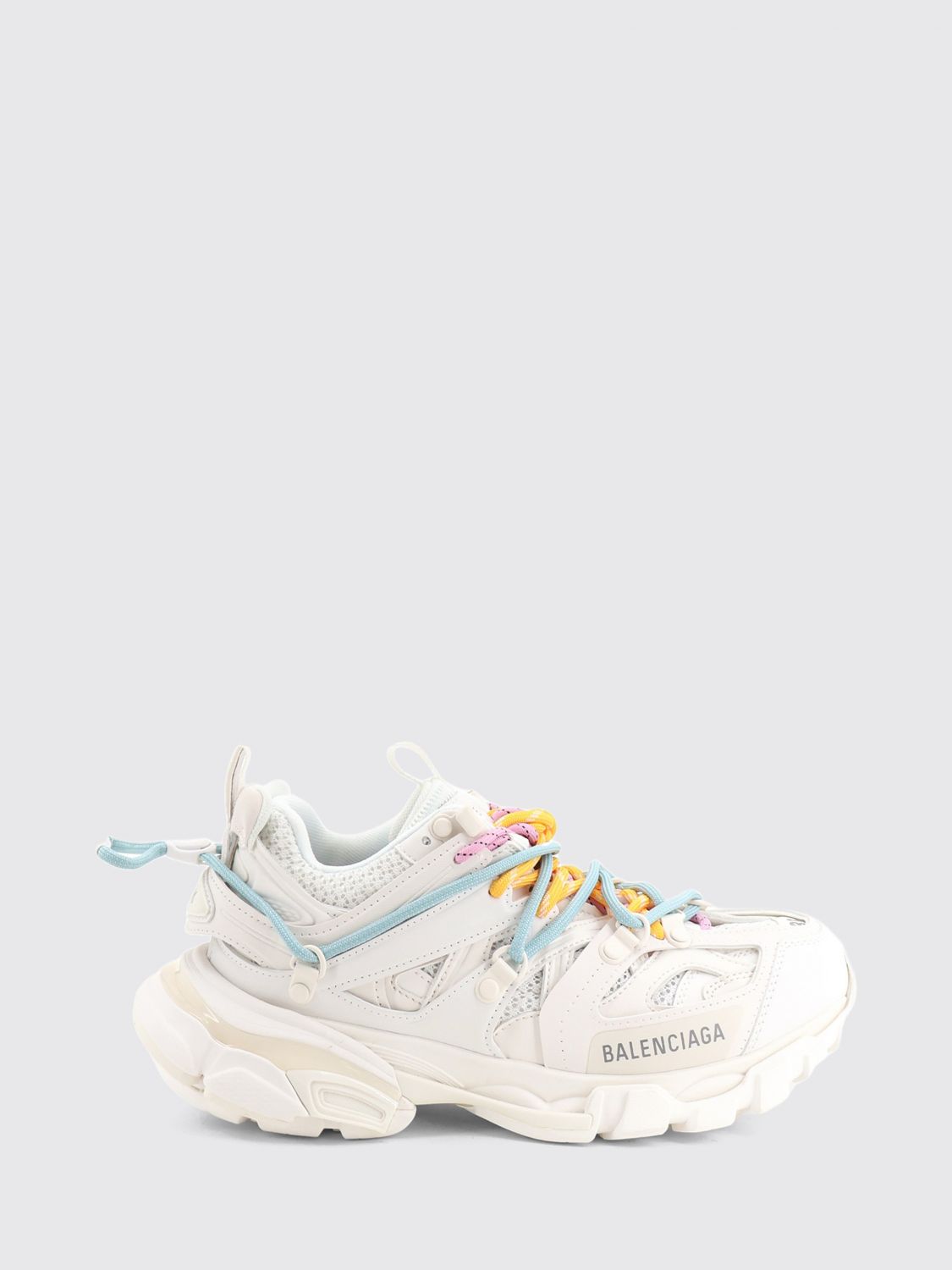 BALENCIAGA Sneaker Track Trail in mesh con suola dentellata e tirante